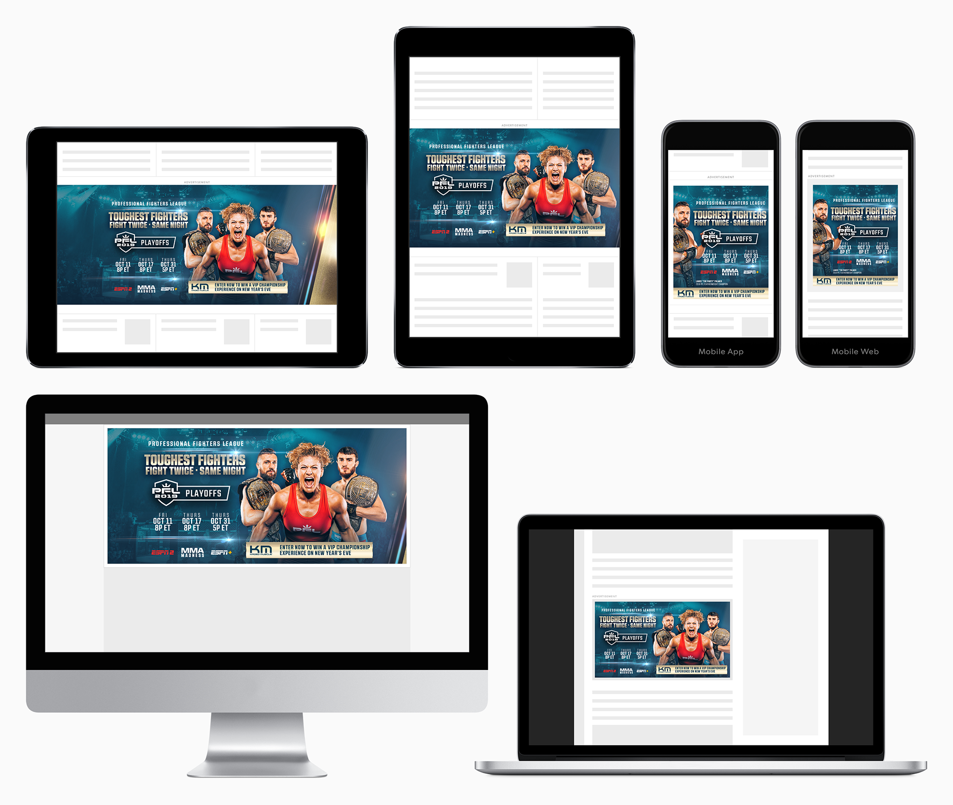Web and Mobile Banners