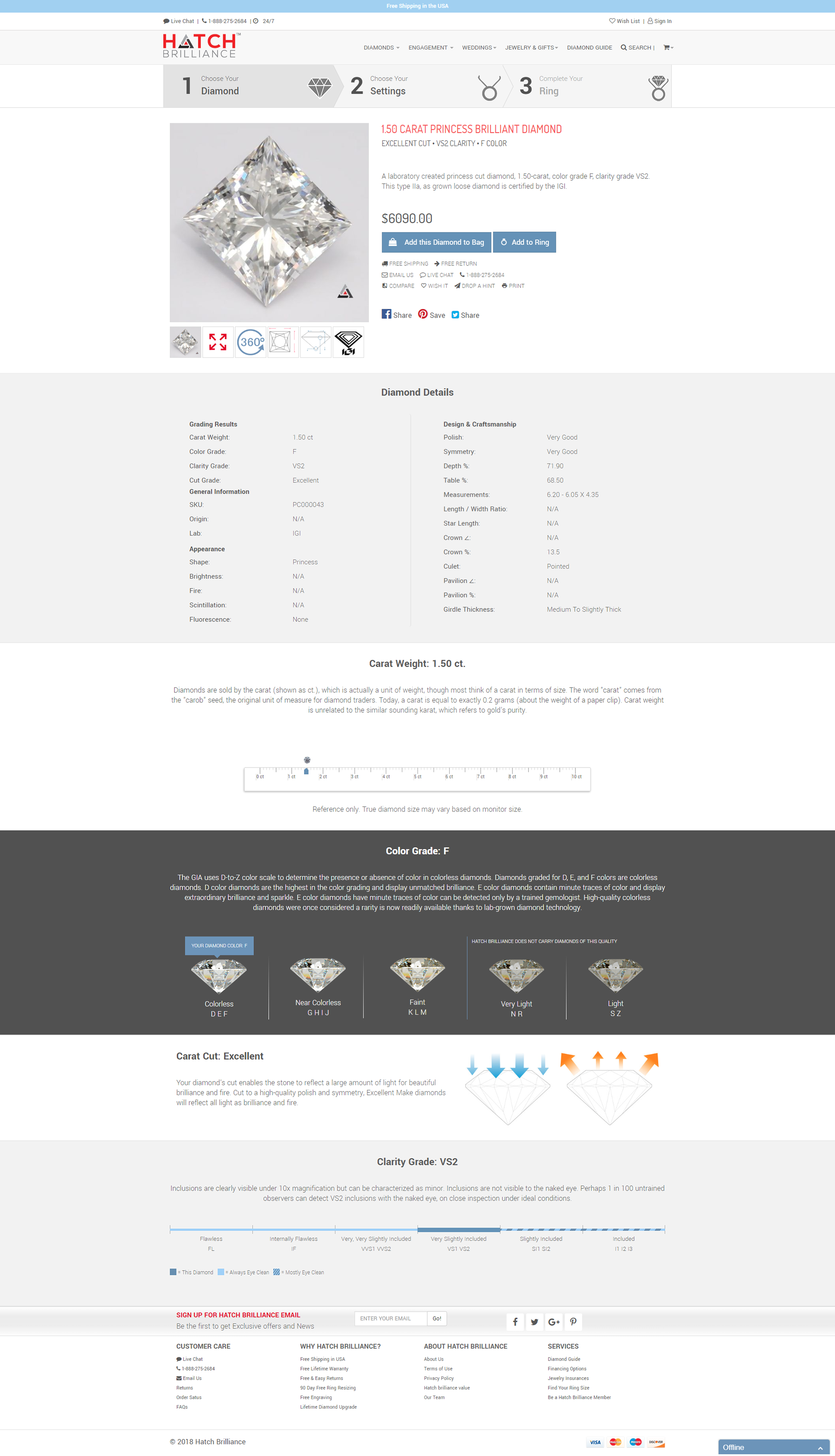Previous 'Choose Your Diamond' Customizer