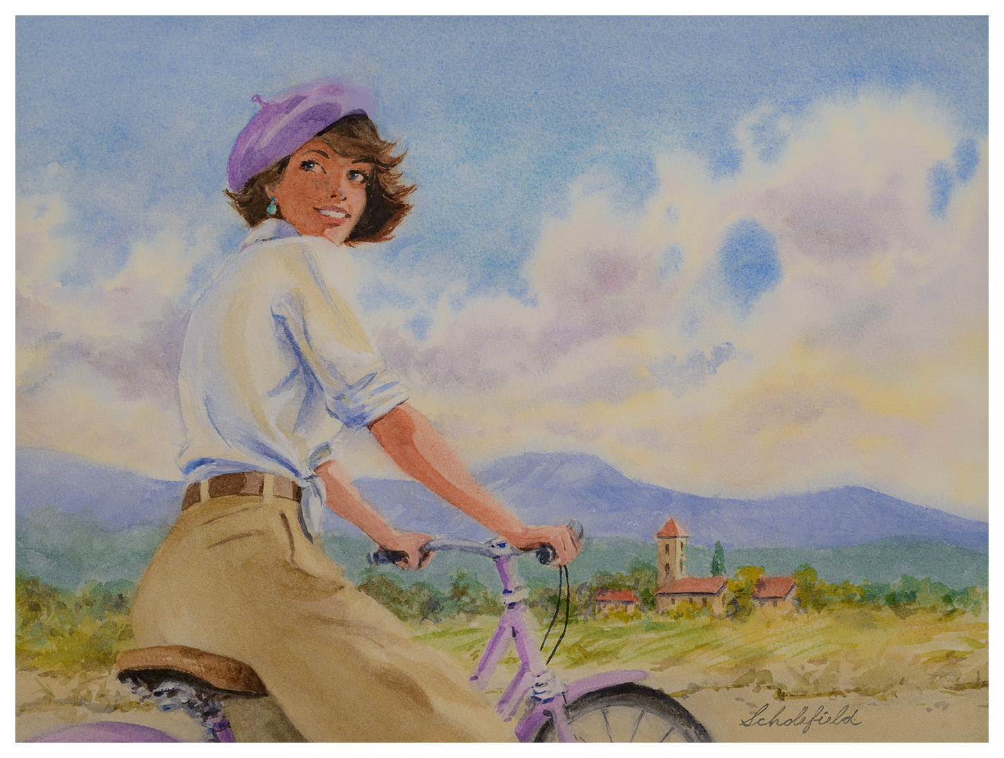 “The Luncheon at Roquetaillade” 12x16-inches