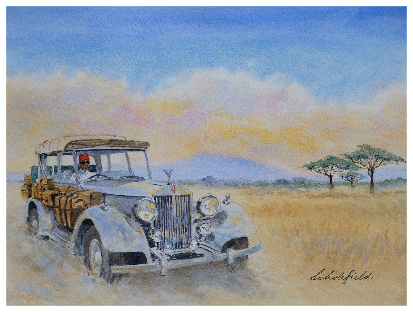 “The Horn of Africa (In E-Flat)” 12x16–inches