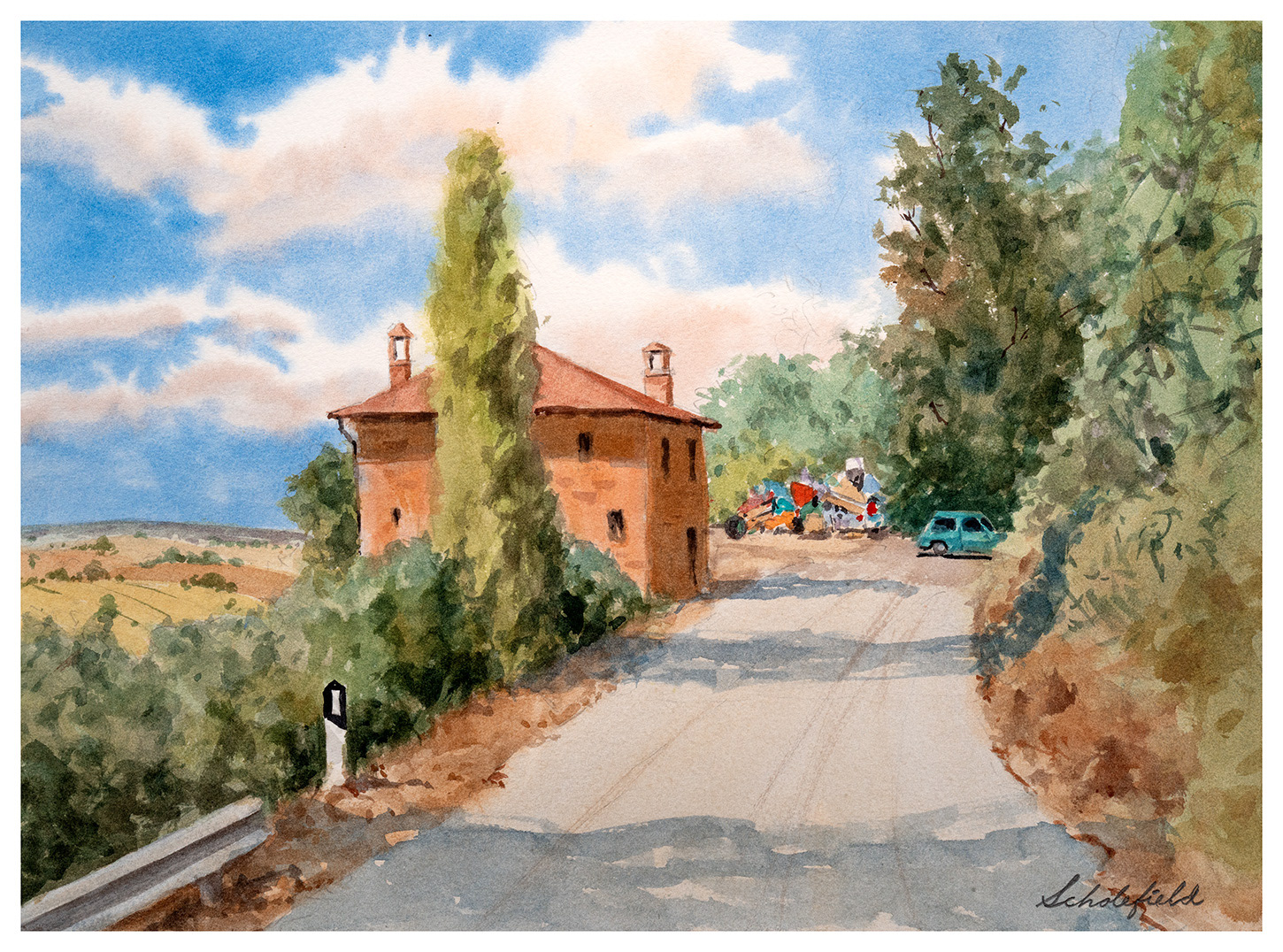 In the Hills of Assisi–Repris • 11x15