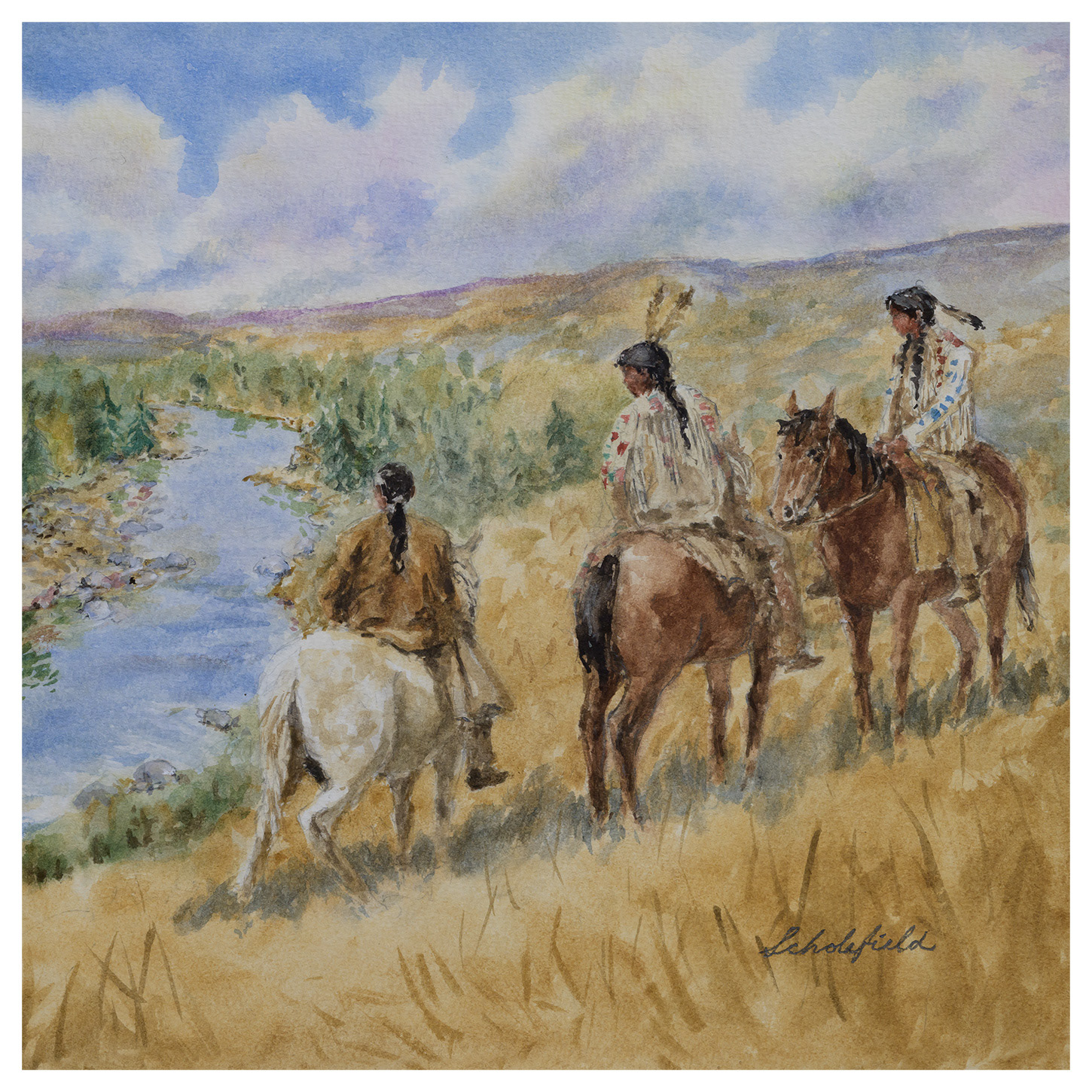 From the Ridge • 12x12-inches