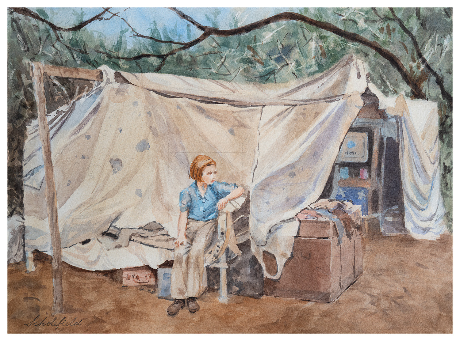 In the Mesquite • 11x15