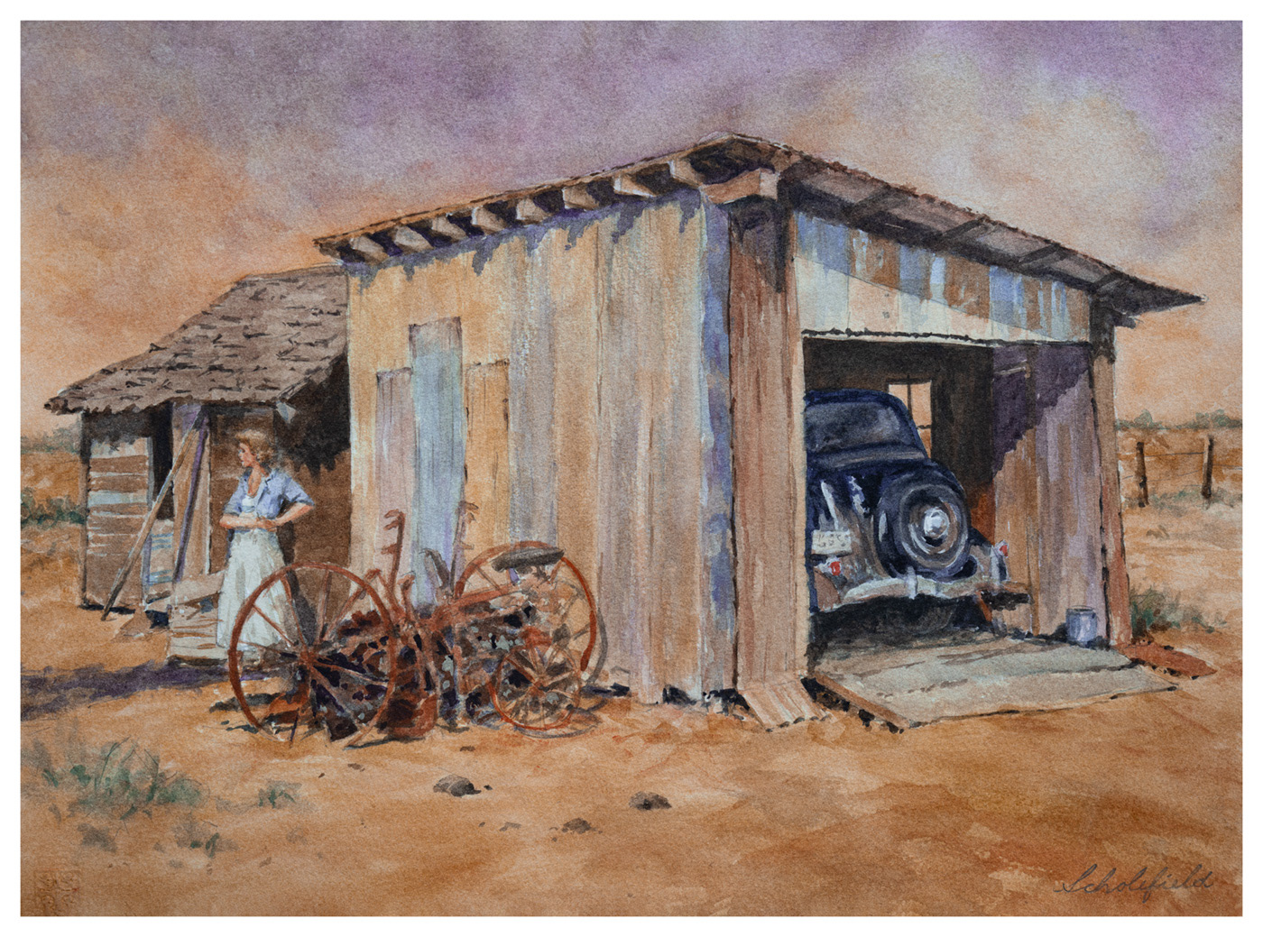 South Texas, 1938 • 11x15