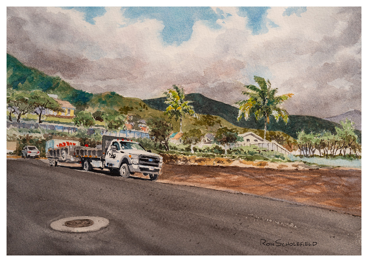 Foodland Parking Lot, Wailuku