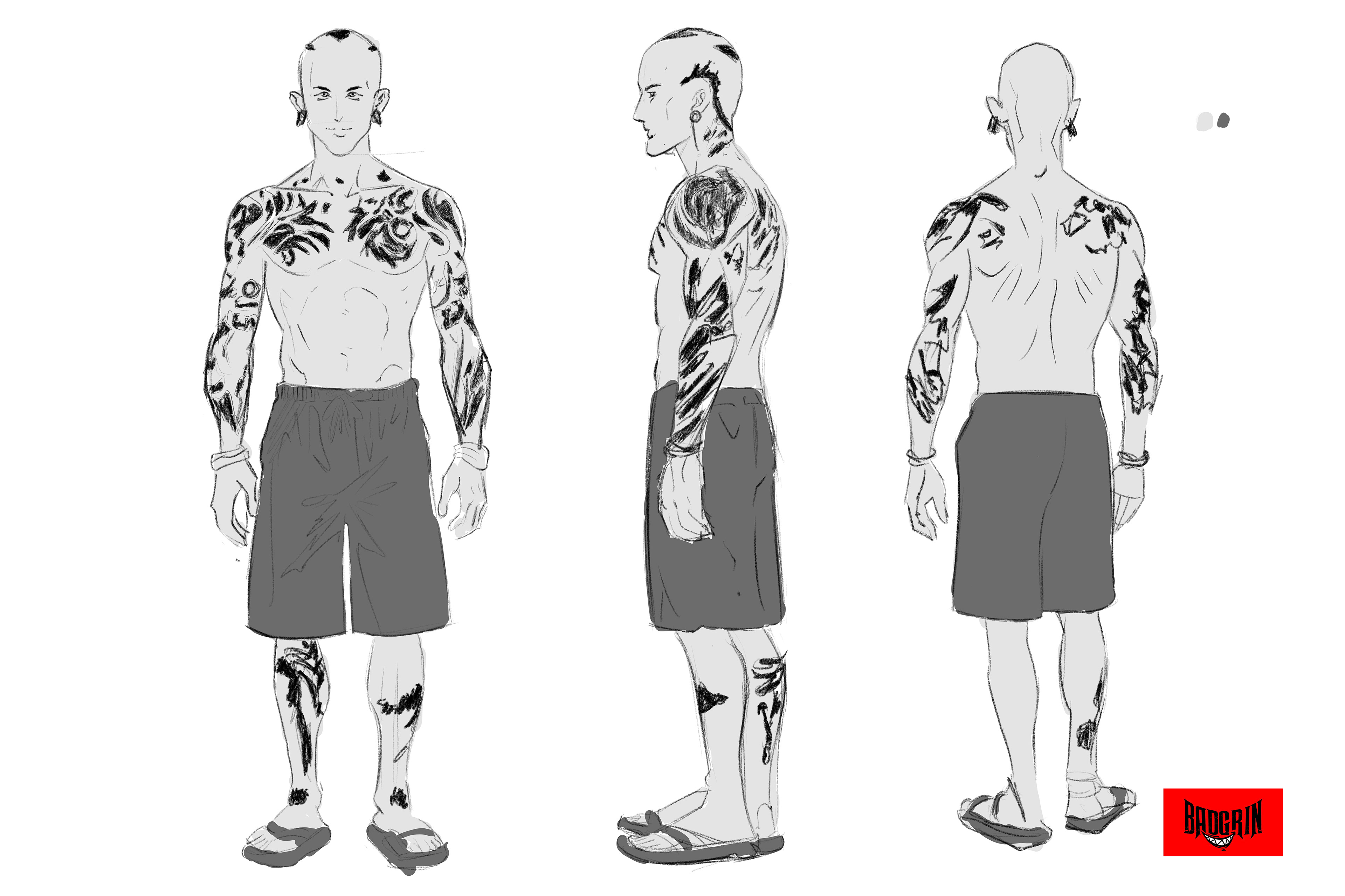 character turn around