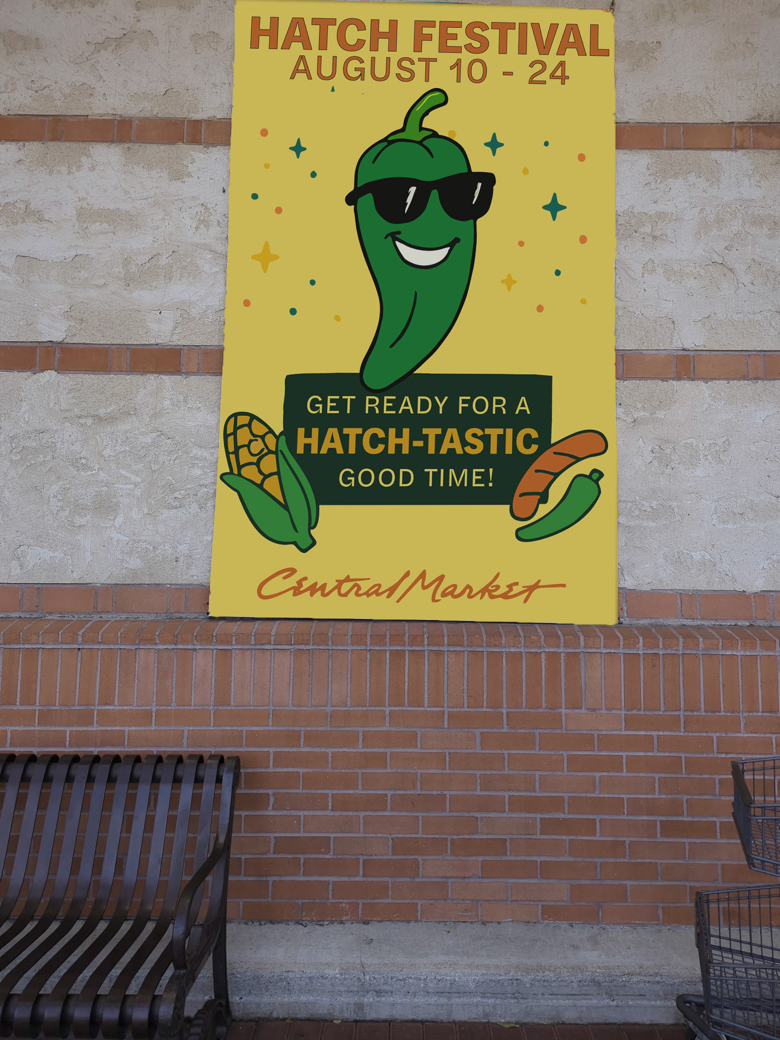 hatch festival poster at central market