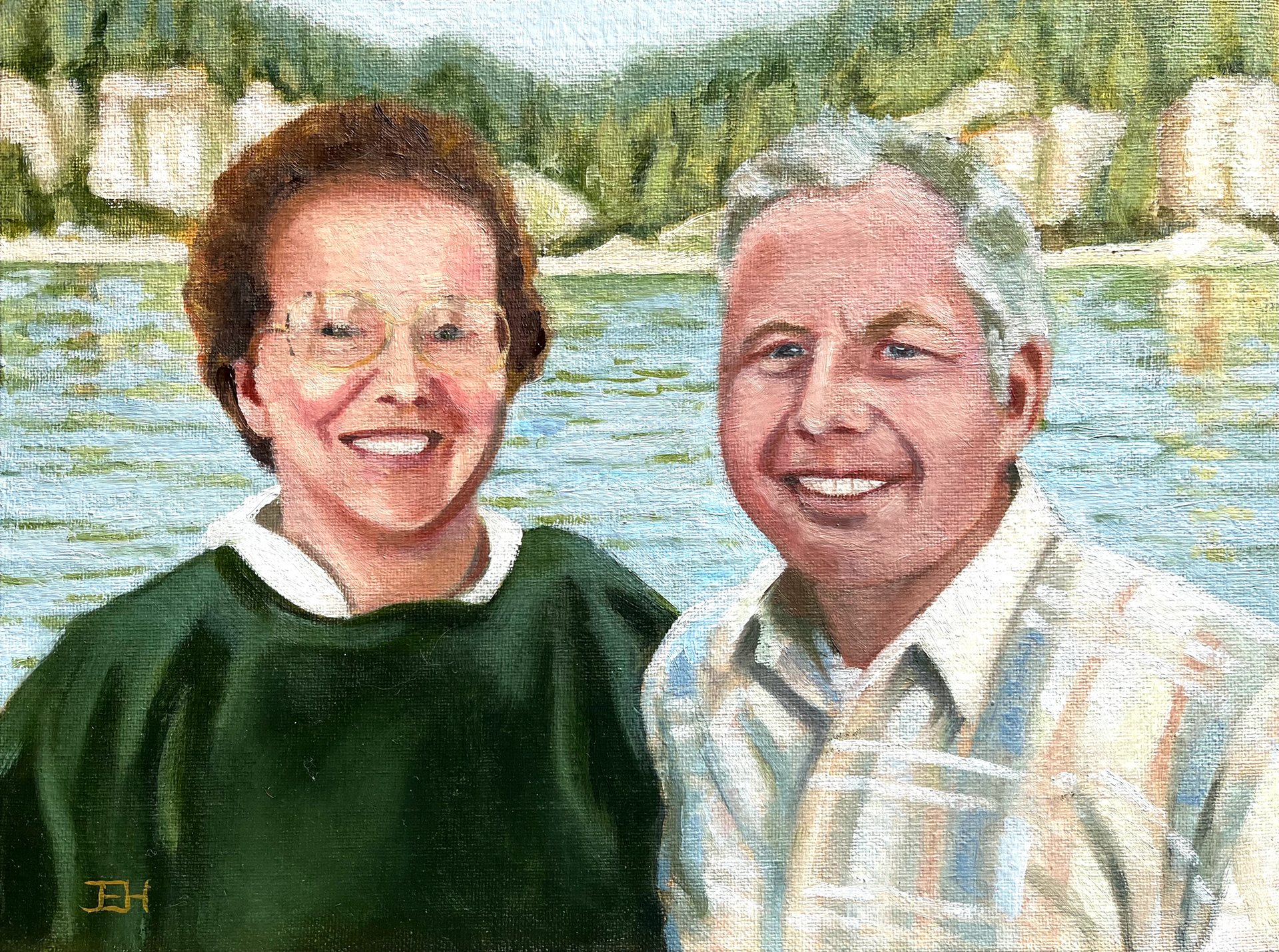 [SOLD] The Beckvolds, 9x12, oil on pane