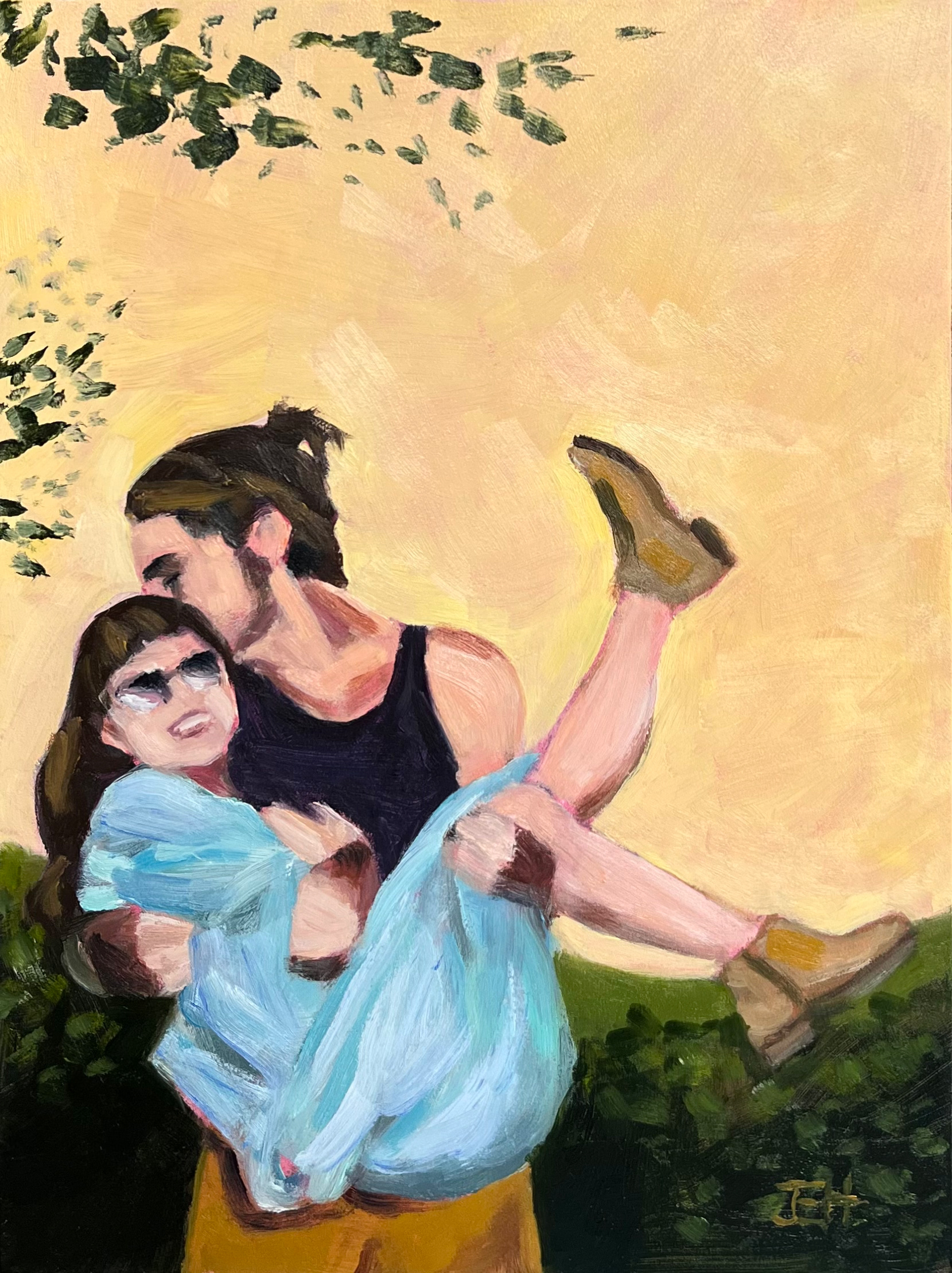 [SOLD] Elation, 6x8, oil on gessoboard