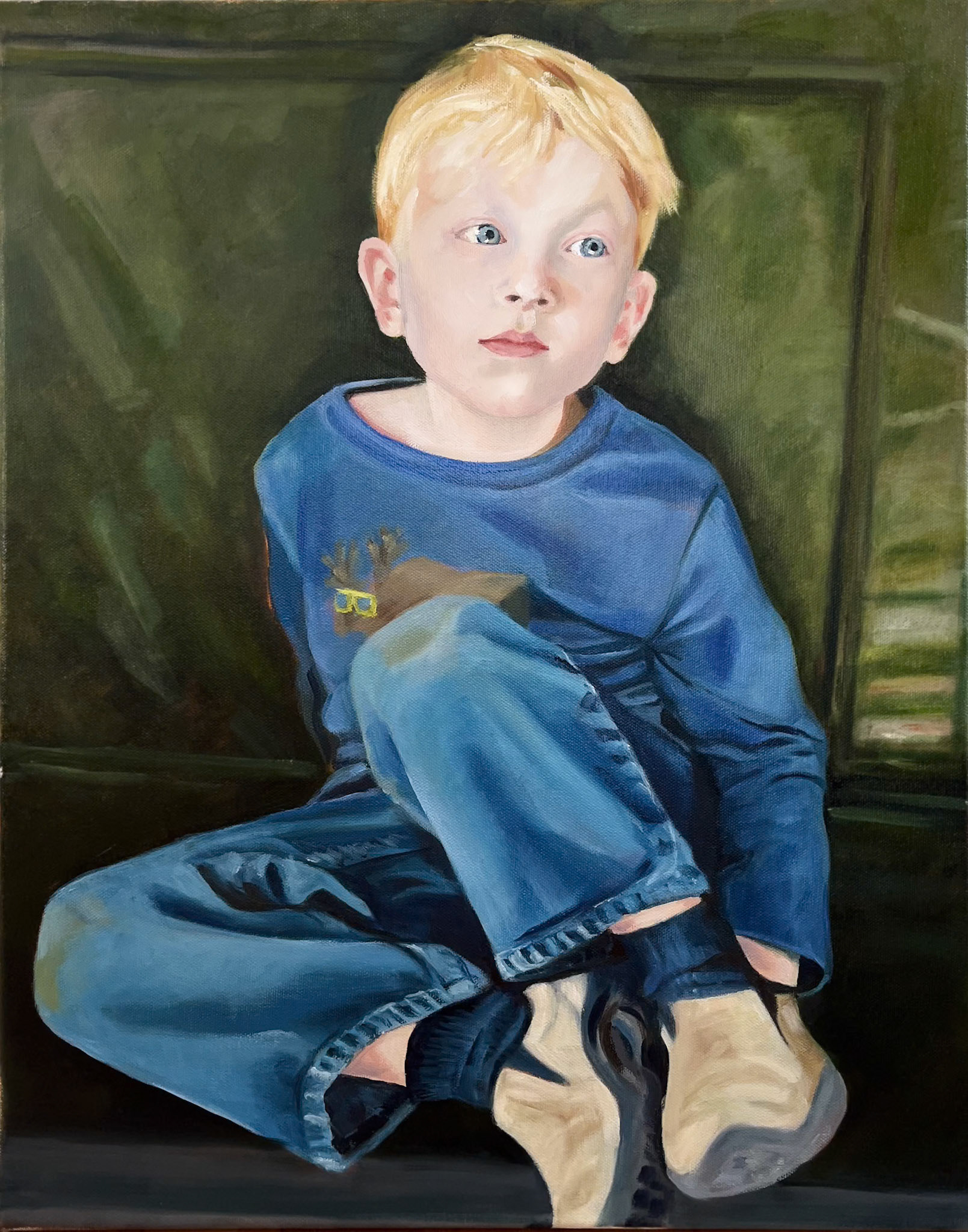 Young Owen, 16x20, oil on canvas