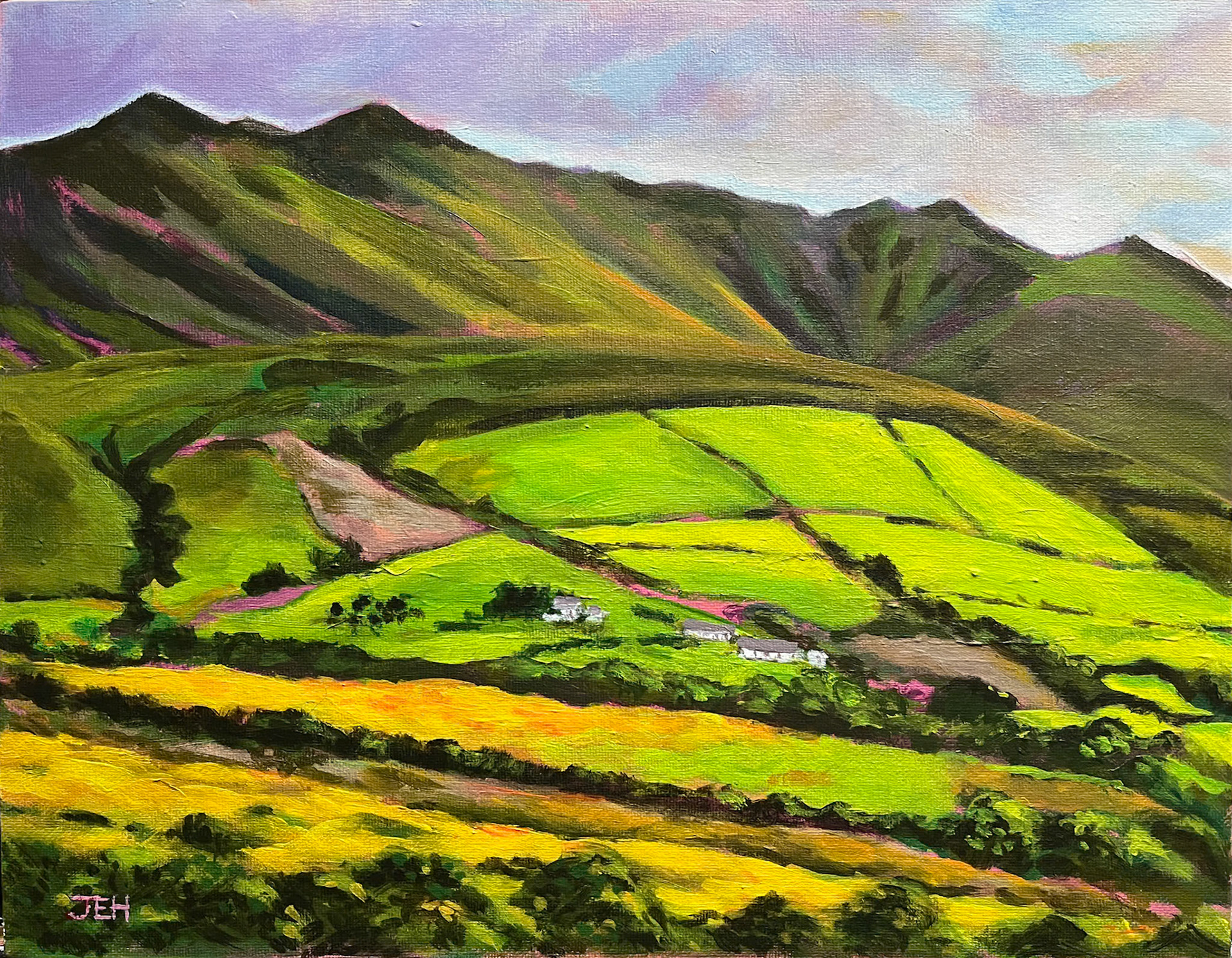 Ring of Kerry, 11x14, acrylic on canvas