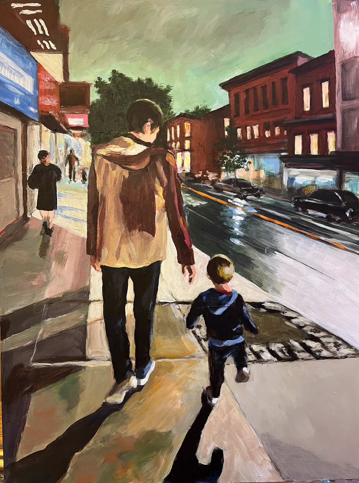 [SOLD] Felicity, 11x14, acrylic on hardboard