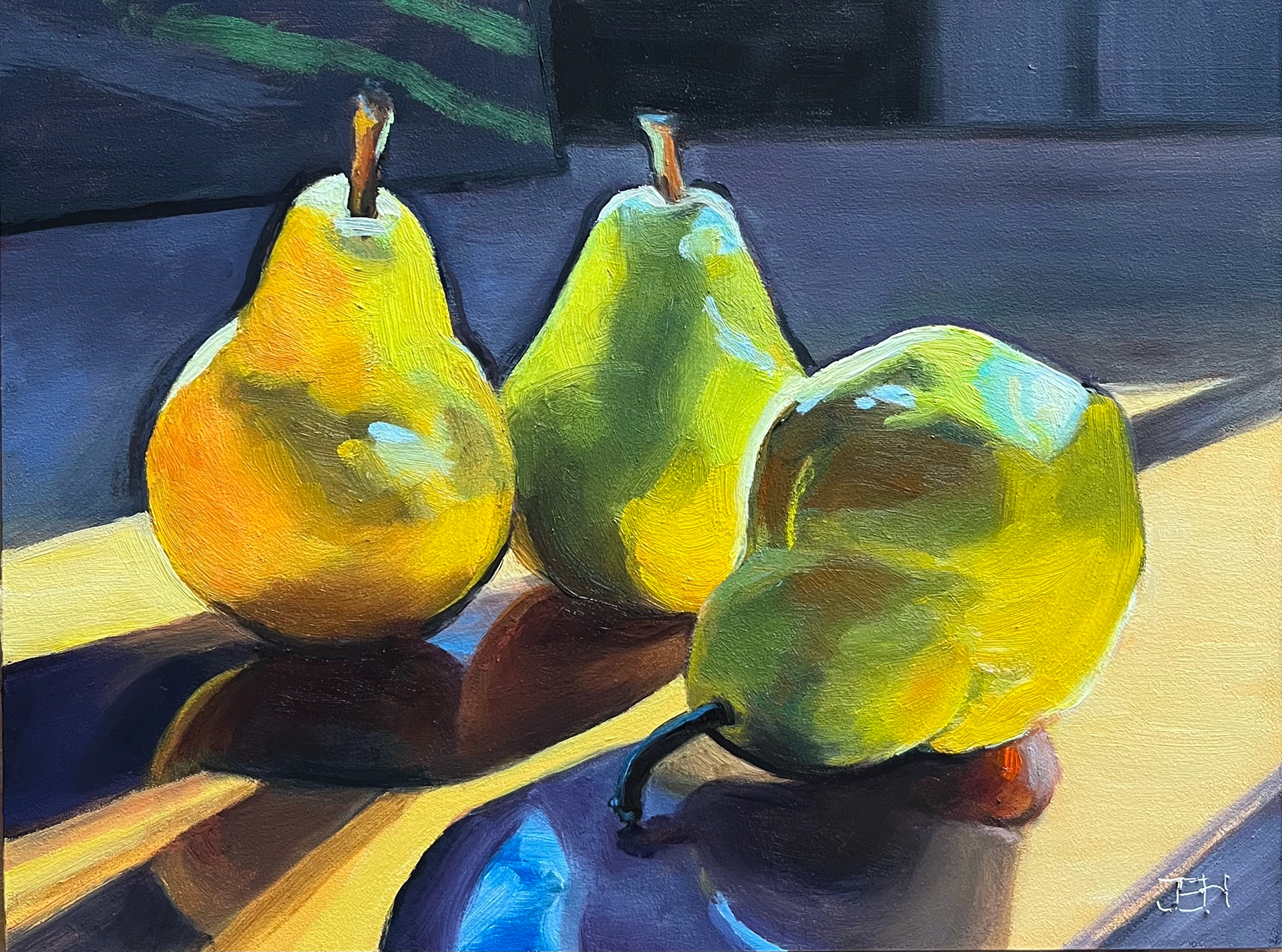 Take a Bow, 8x6, oil on gessoboard