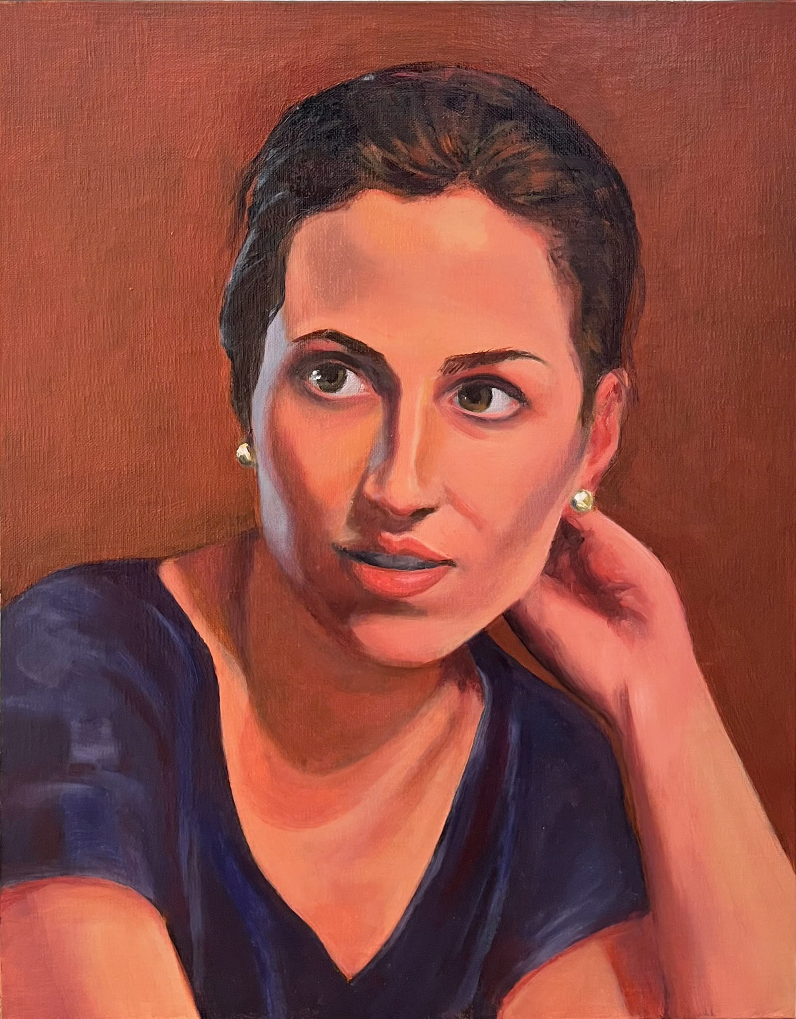 Bethany, 11x14, oil on linen board