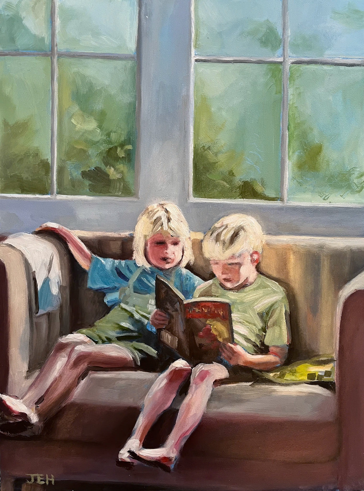 Rainy Day, 12x16, oil on gesso board