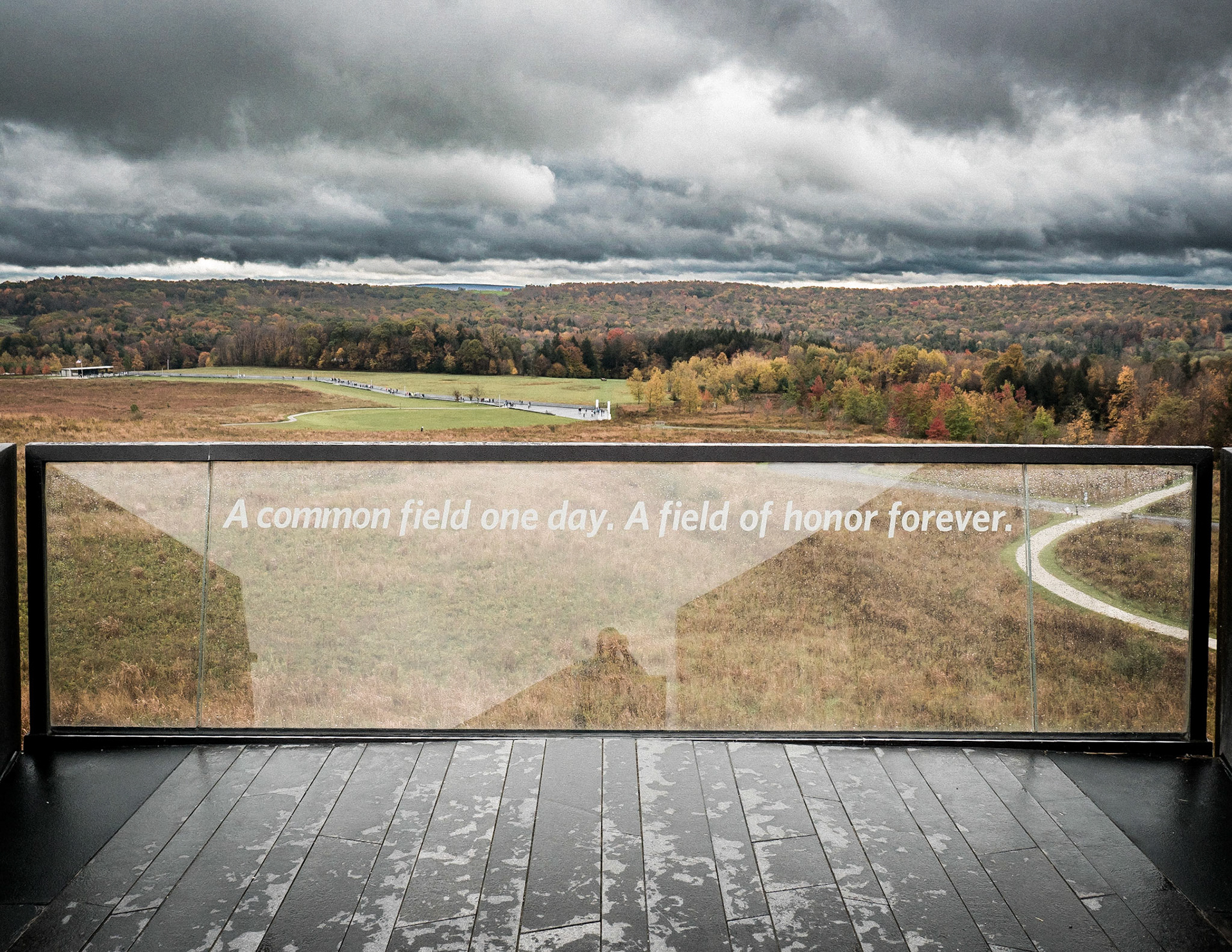 In The Fields Where They Lay - The crash site of Flt 93