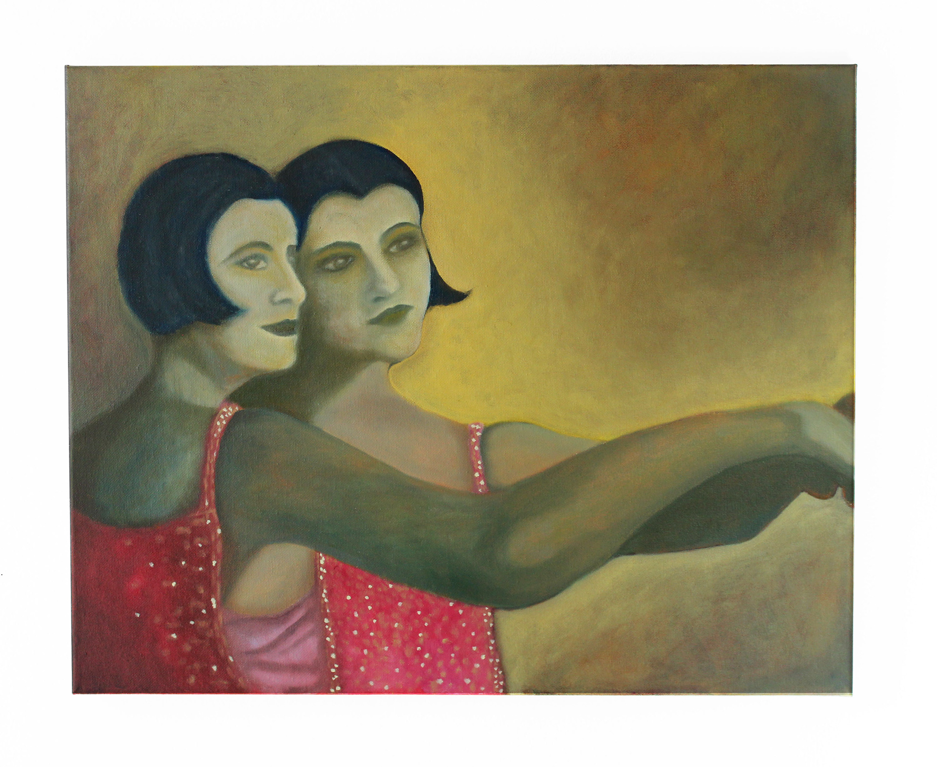 The Dance Again, 2026, Oil and Charcoal, 16x20