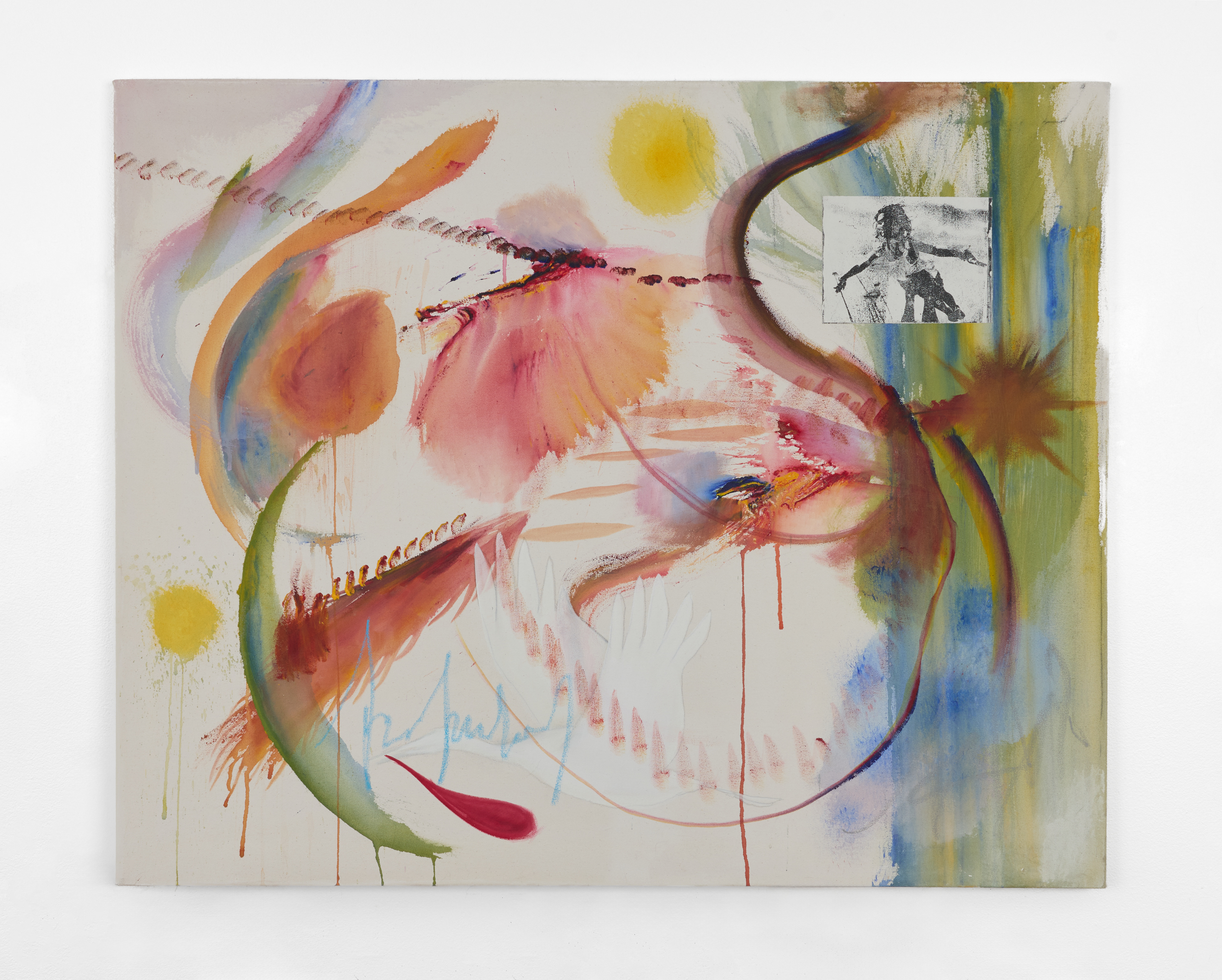 Flight, 2024, Acrylic and Monoprint
