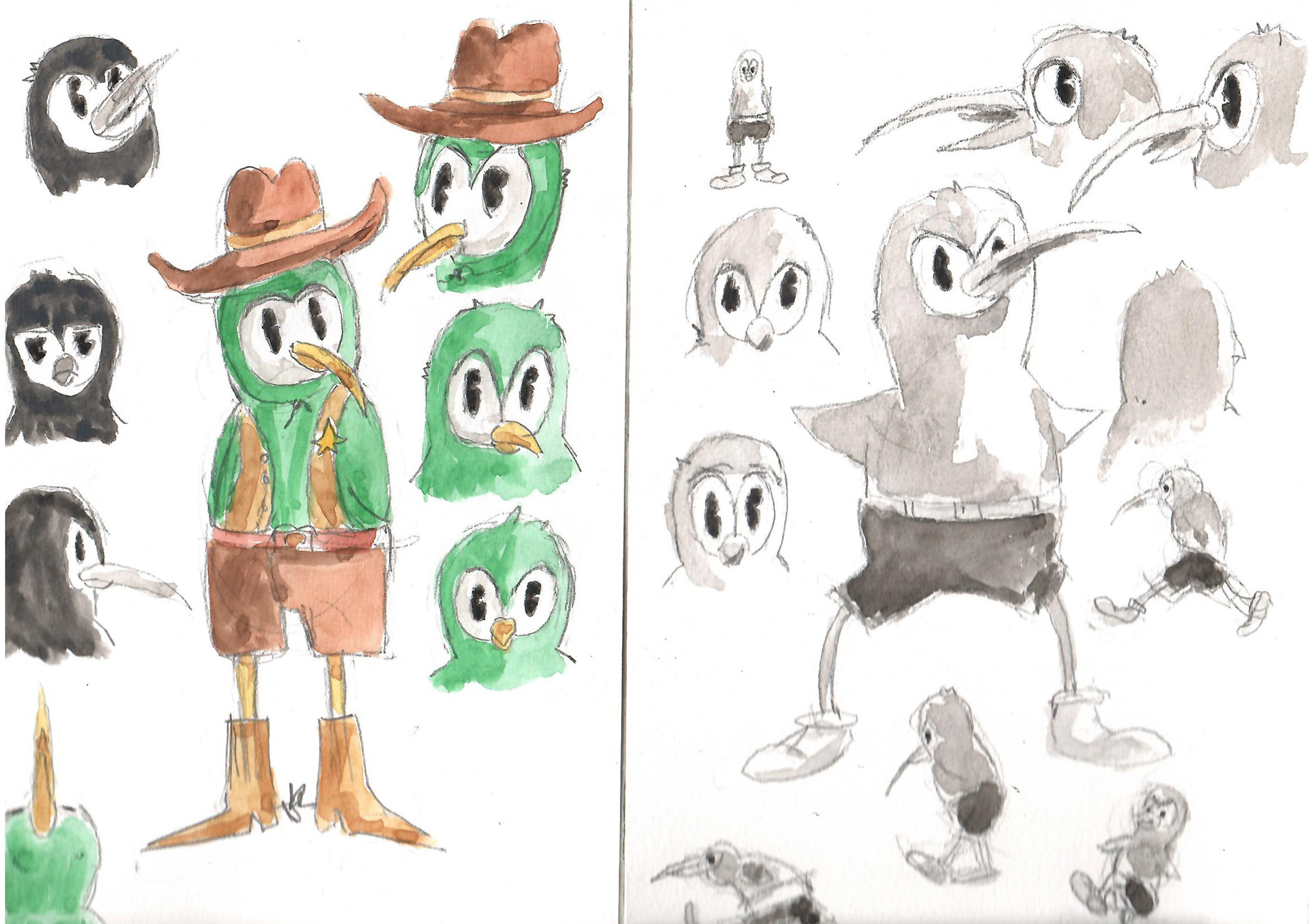 First concept artwork of Kiwi.