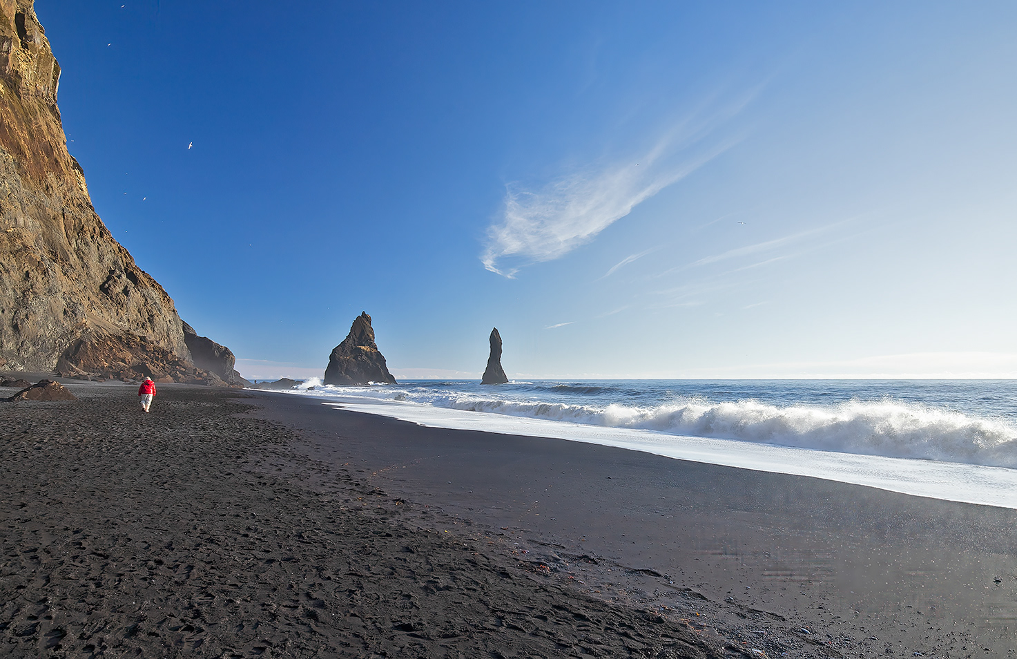 Sea Stacks, Black Sand Beach - Vik, South Iceland