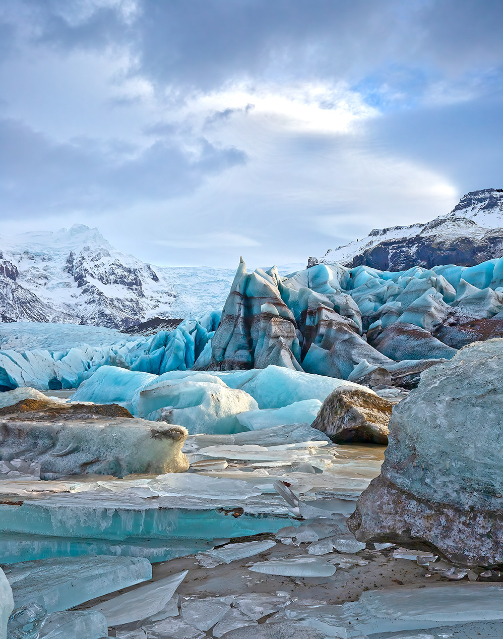 Svínafellsjökull glacier 
