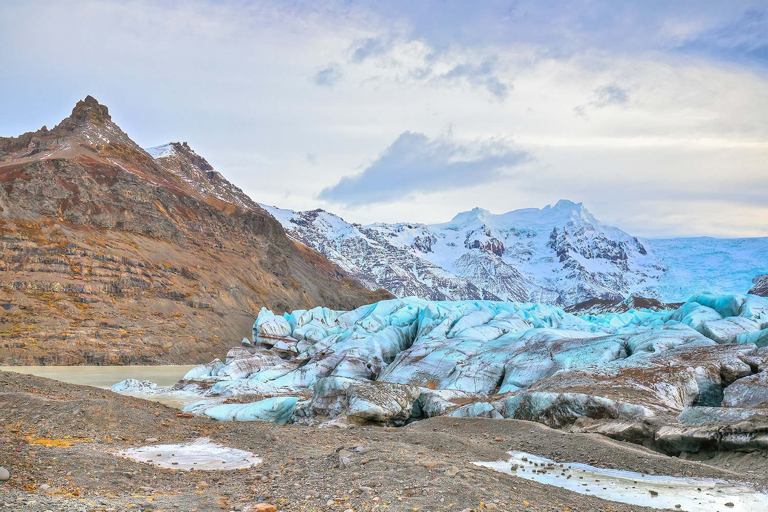Svínafellsjökull glacier 