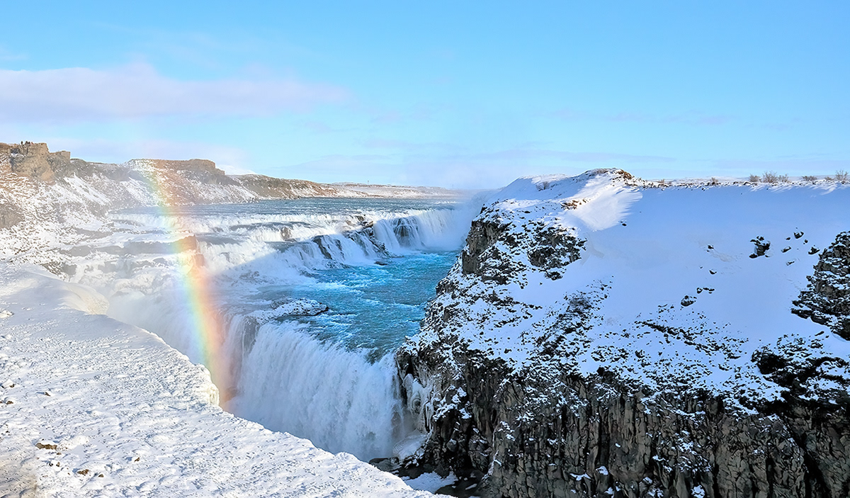 Gullfoss Waterfall, Haukadalur Valley