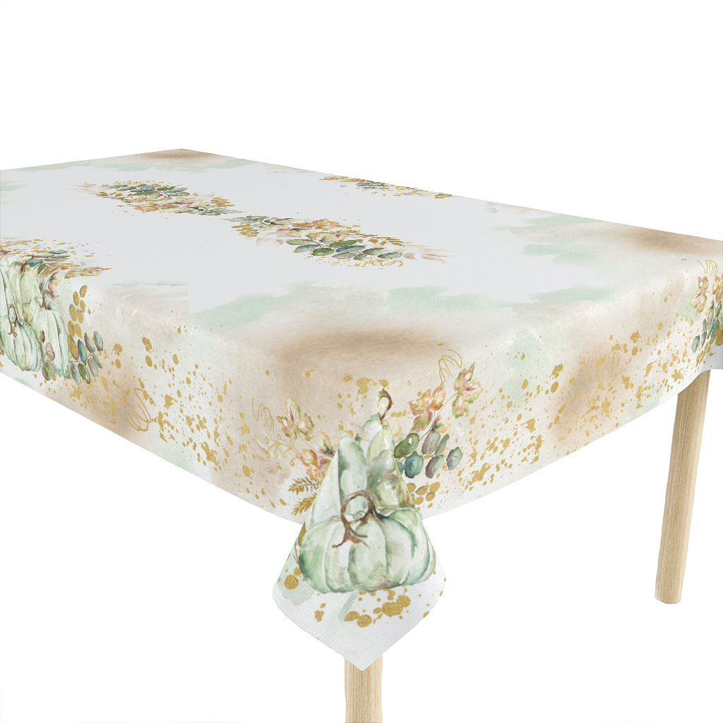 Ghost Pumpkins Tablecloth