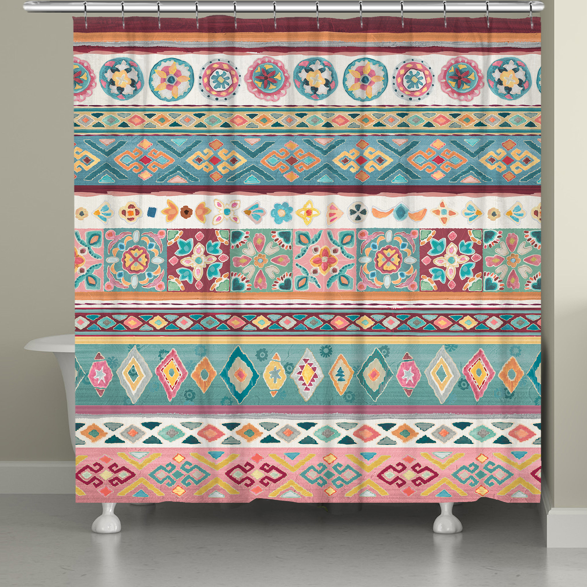 My Bohemian Life Shower Curtain