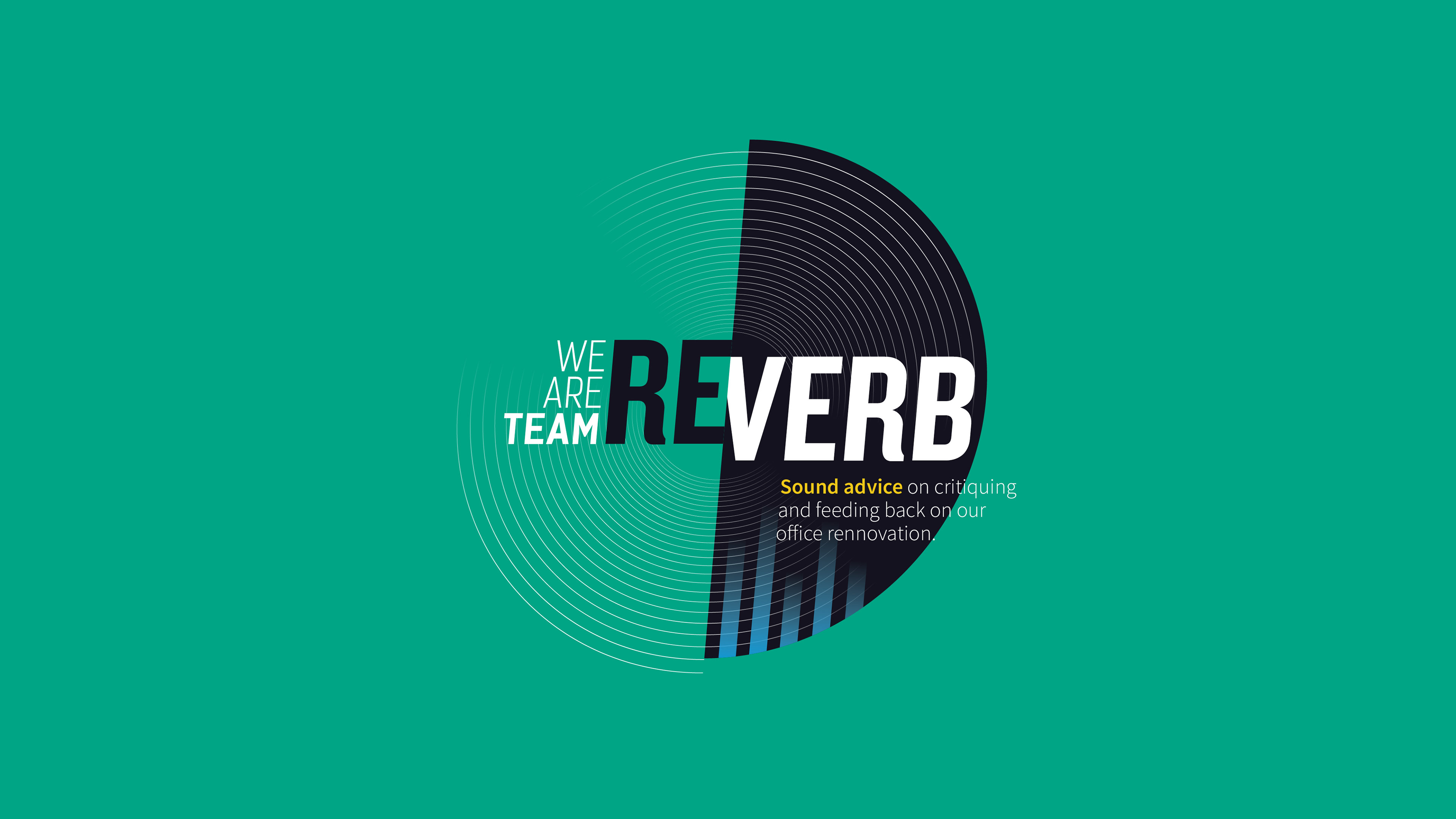 We also created an identity for Team Reverb, the people tasked with informing the wider team of the project.