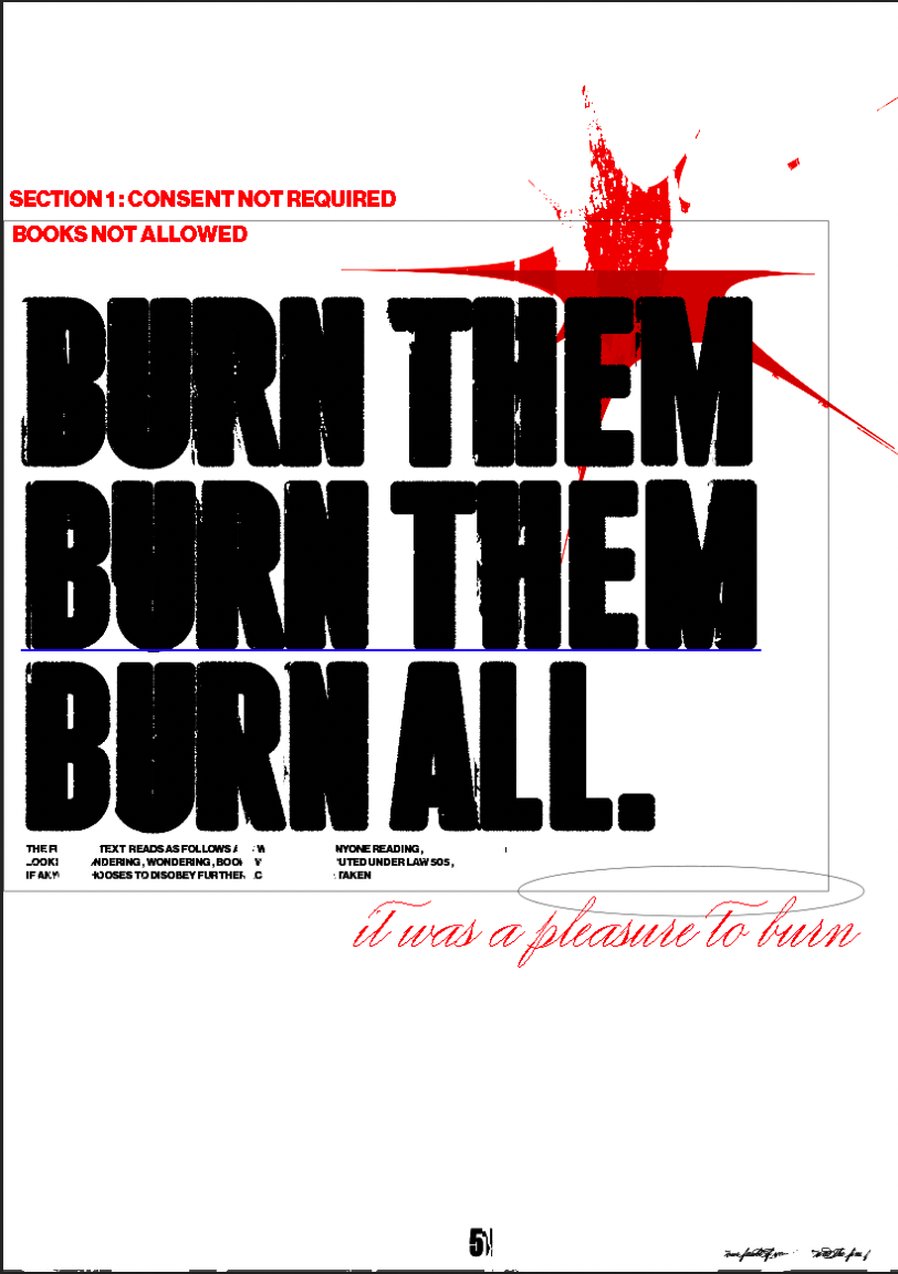 Poster For Book Burning