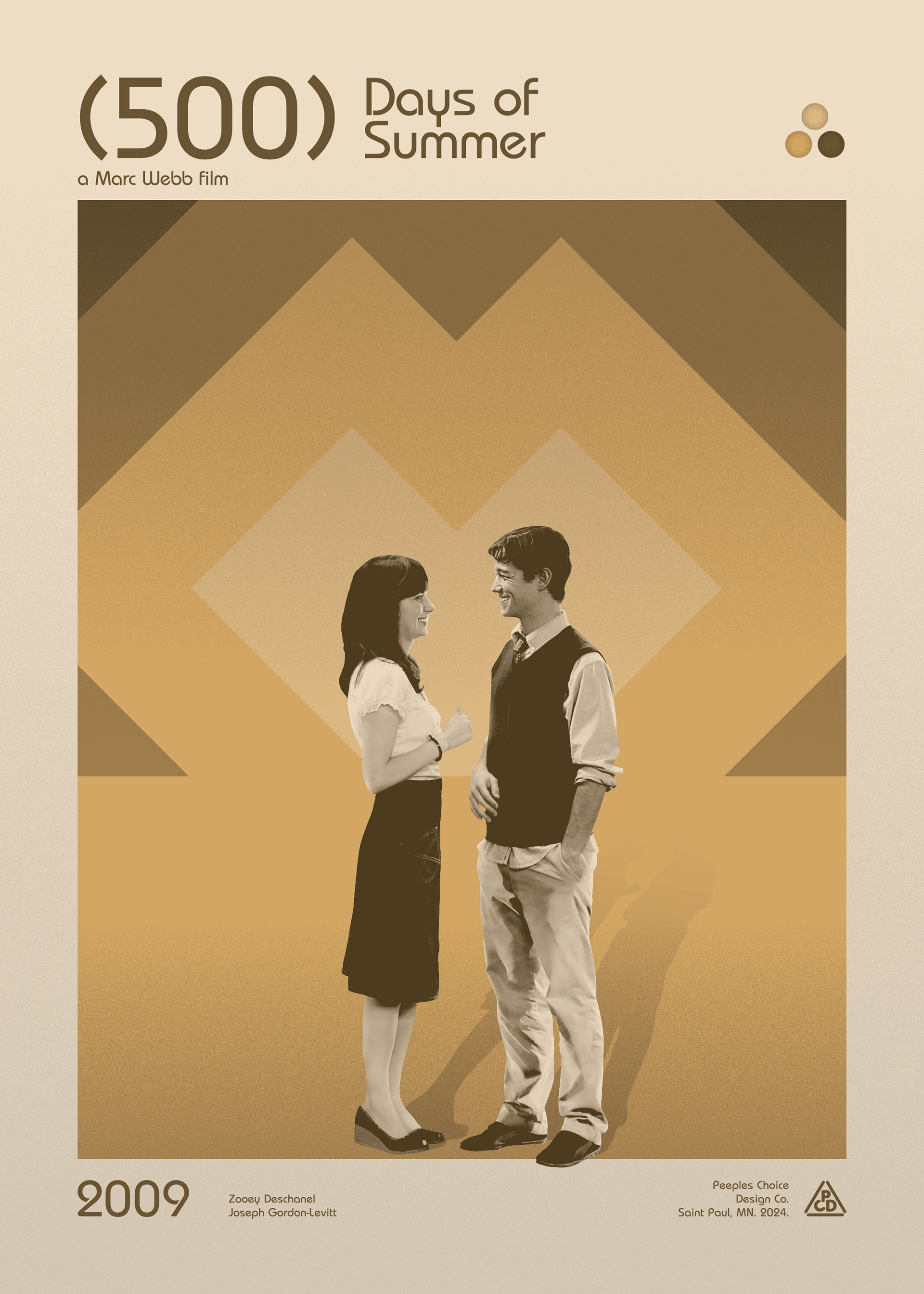 (500) Days of Summer - Midcentury Modern Poster Series