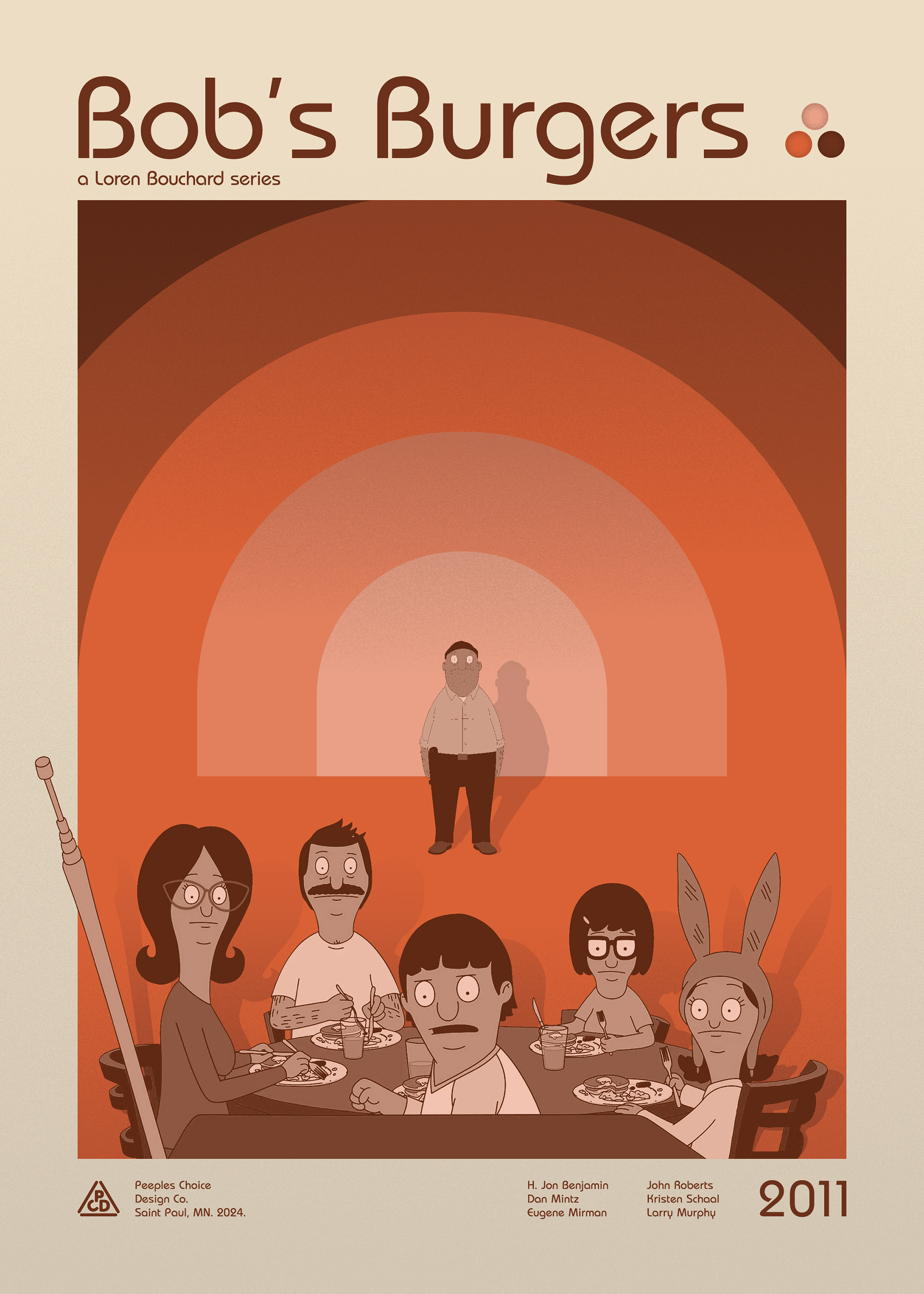 Bob's Burgers - Midcentury Modern Poster Series
