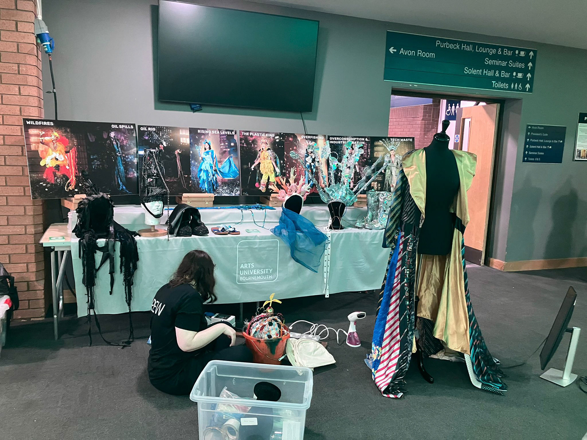 Setting up at Bournemouth International Centre