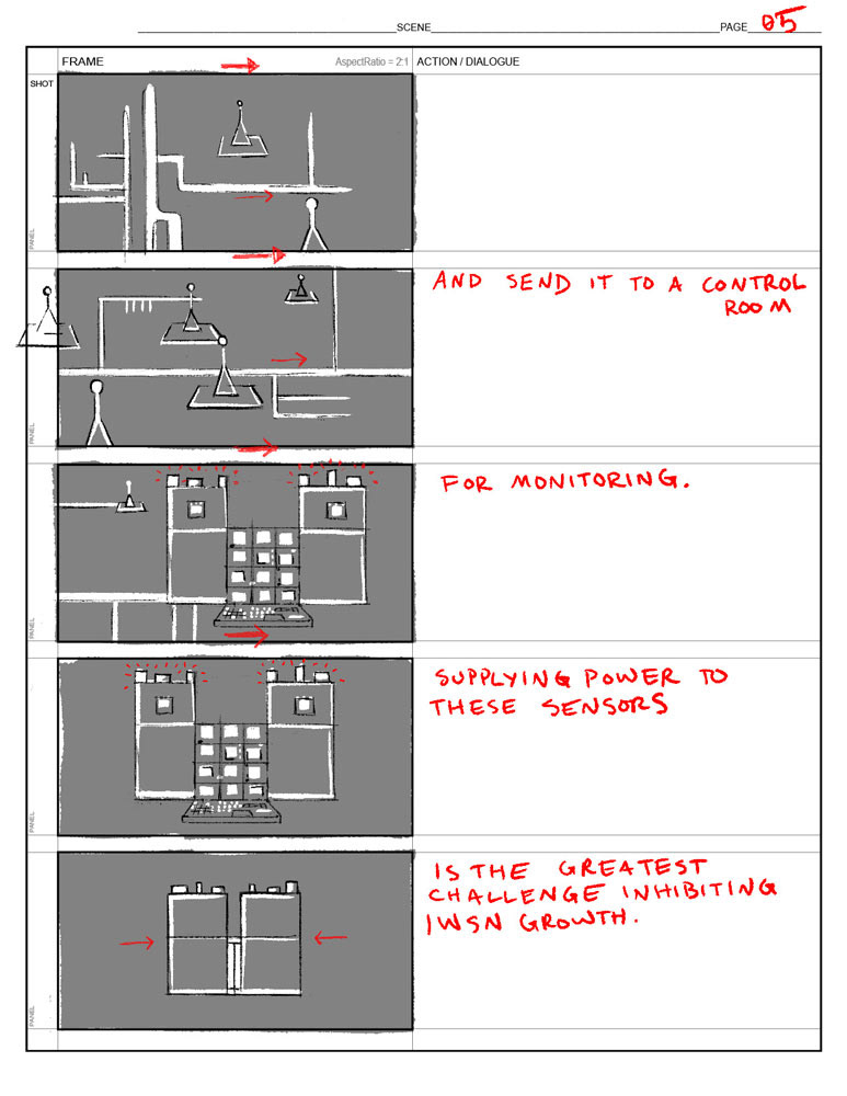 Patent proposal storyboards