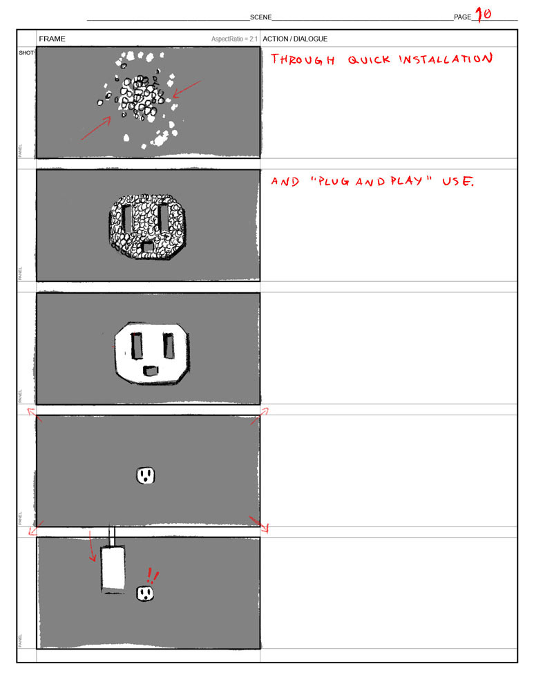 Patent proposal storyboards