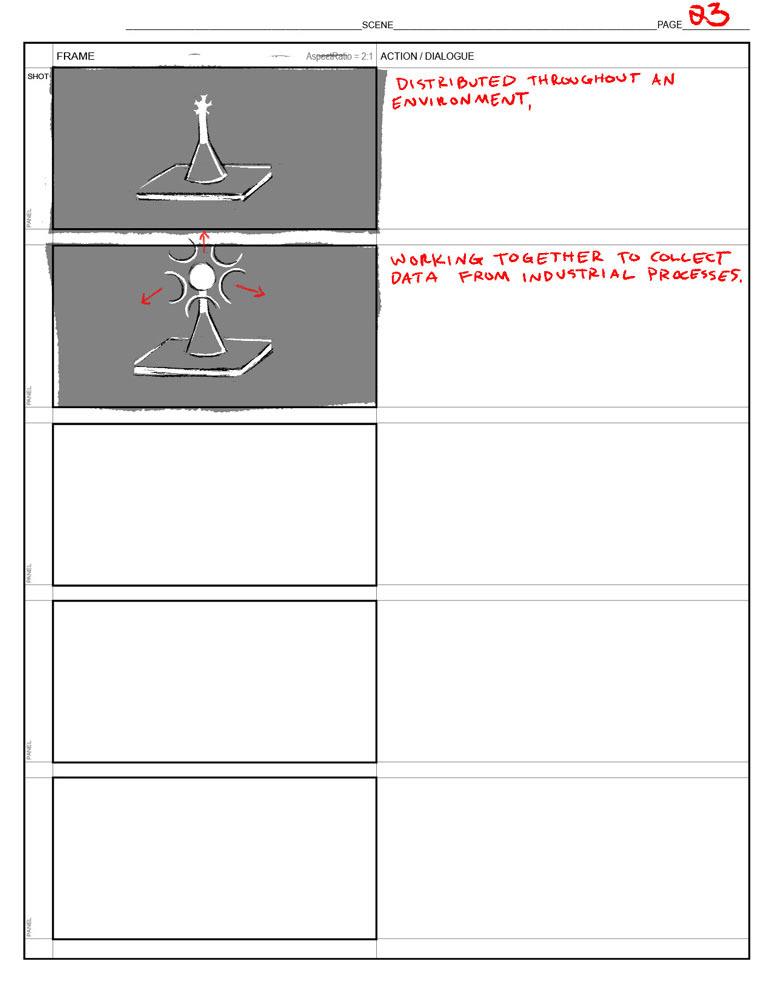 Patent proposal storyboards