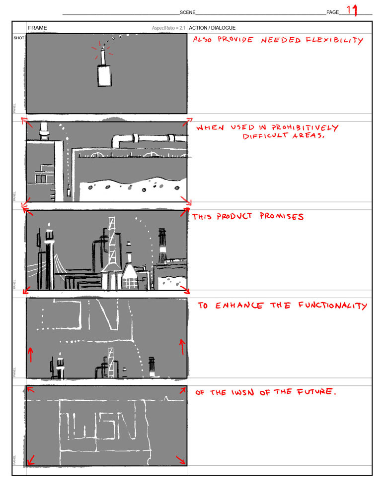 Patent proposal storyboards
