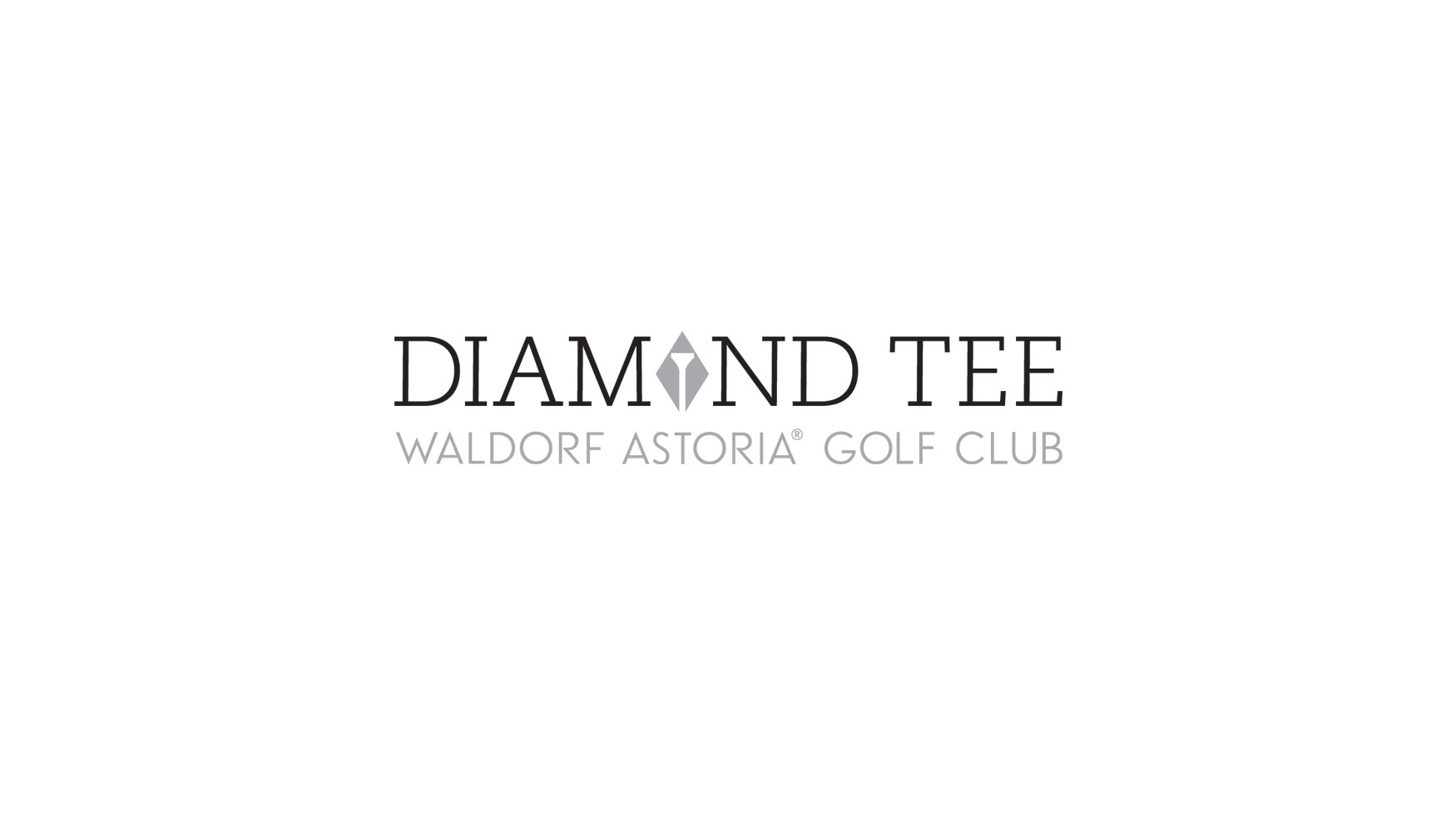 Waldorf Astoria Golf Club Diamond Tee logo.