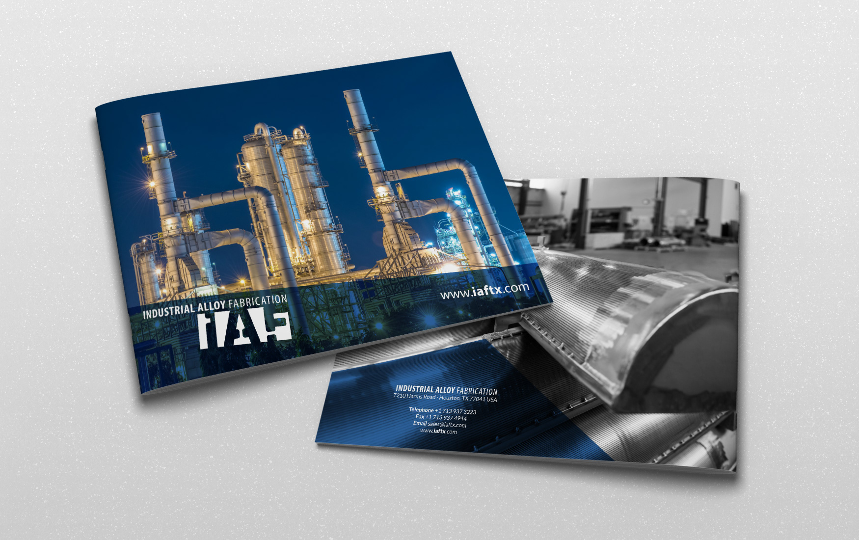 IAF Brochure front and back cover.