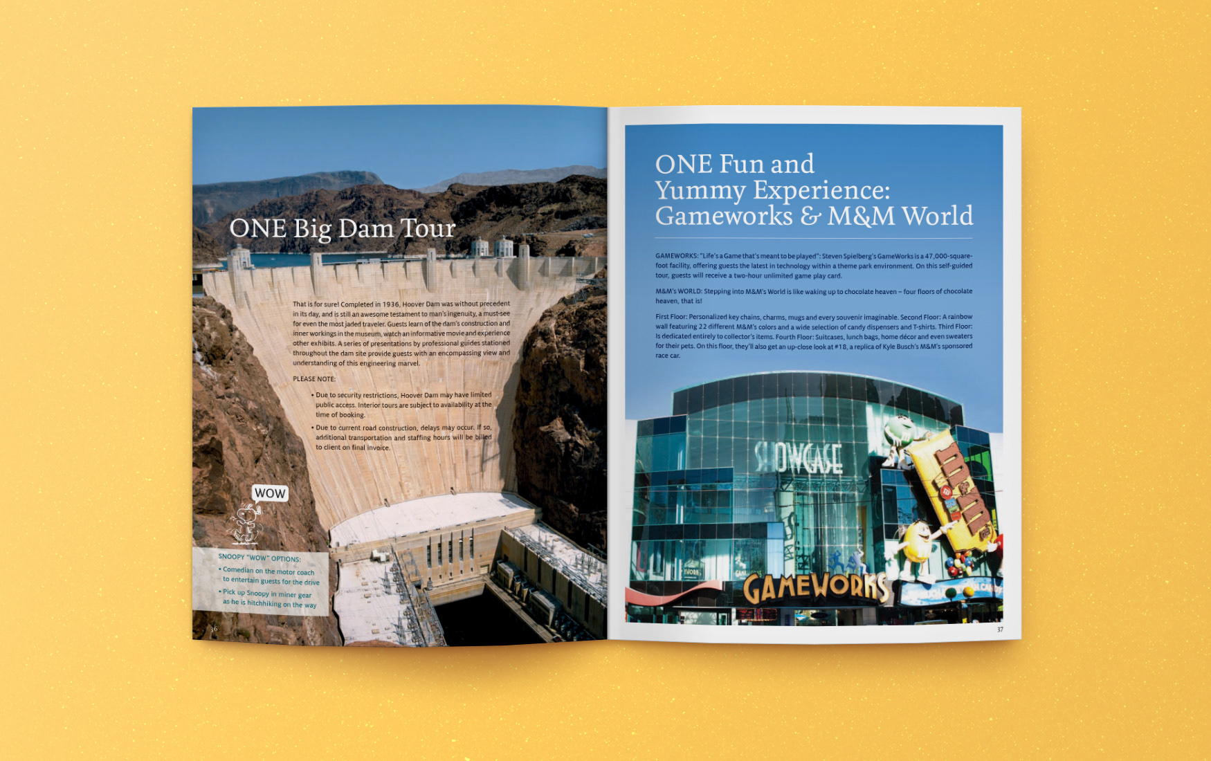 KUONI proposal spread of things to do in the area.