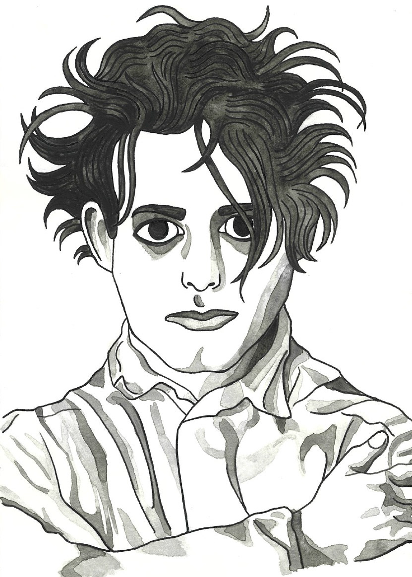 robert smith (ink and watercolor), 2025