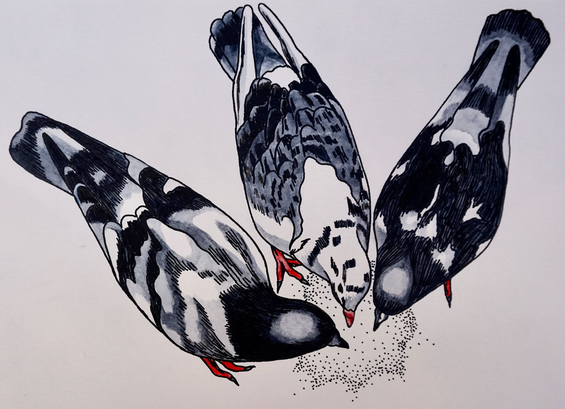 untitled (ink and watercolor), 2025