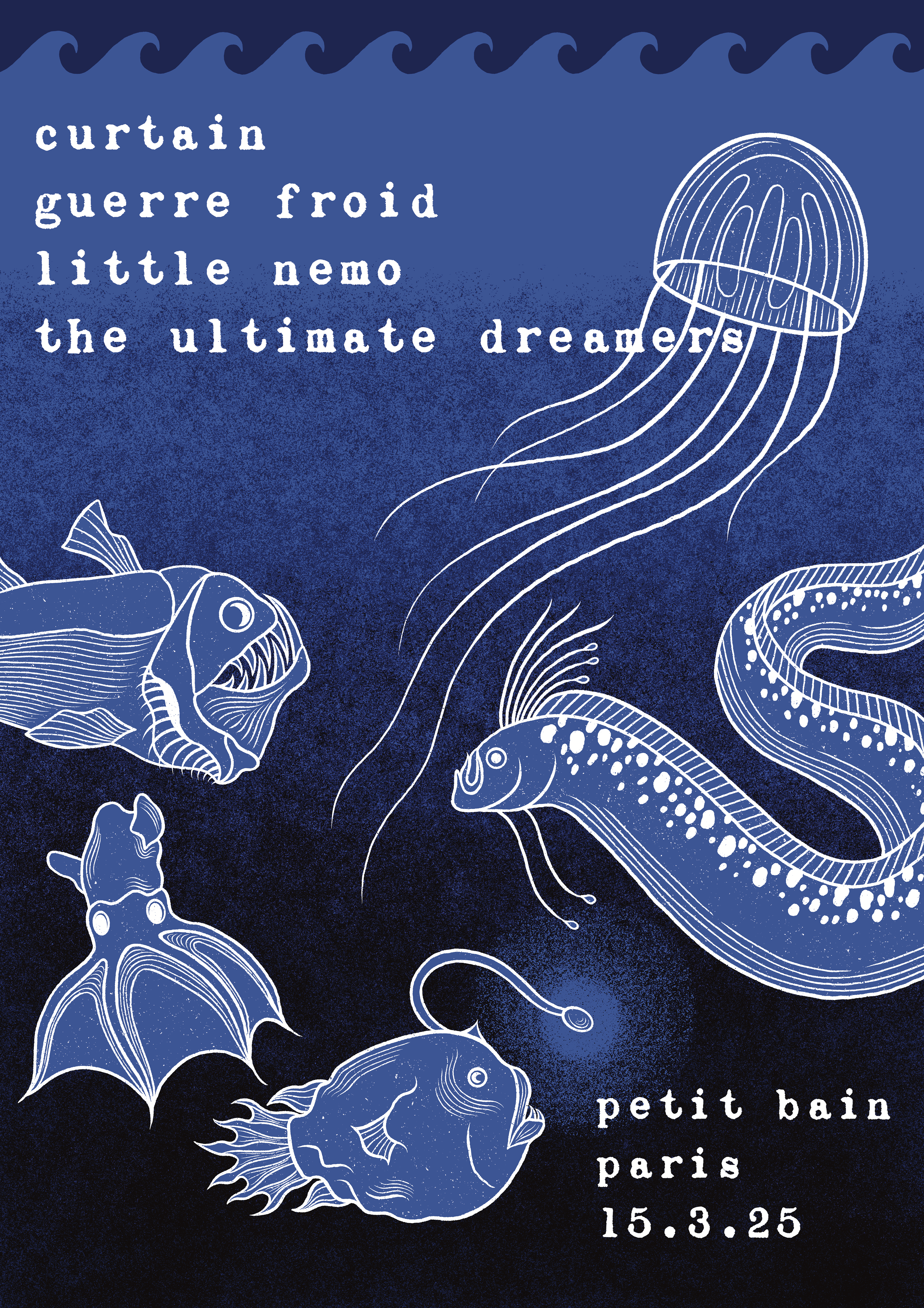 petit bain 15/3/25 (unofficial poster), 2025