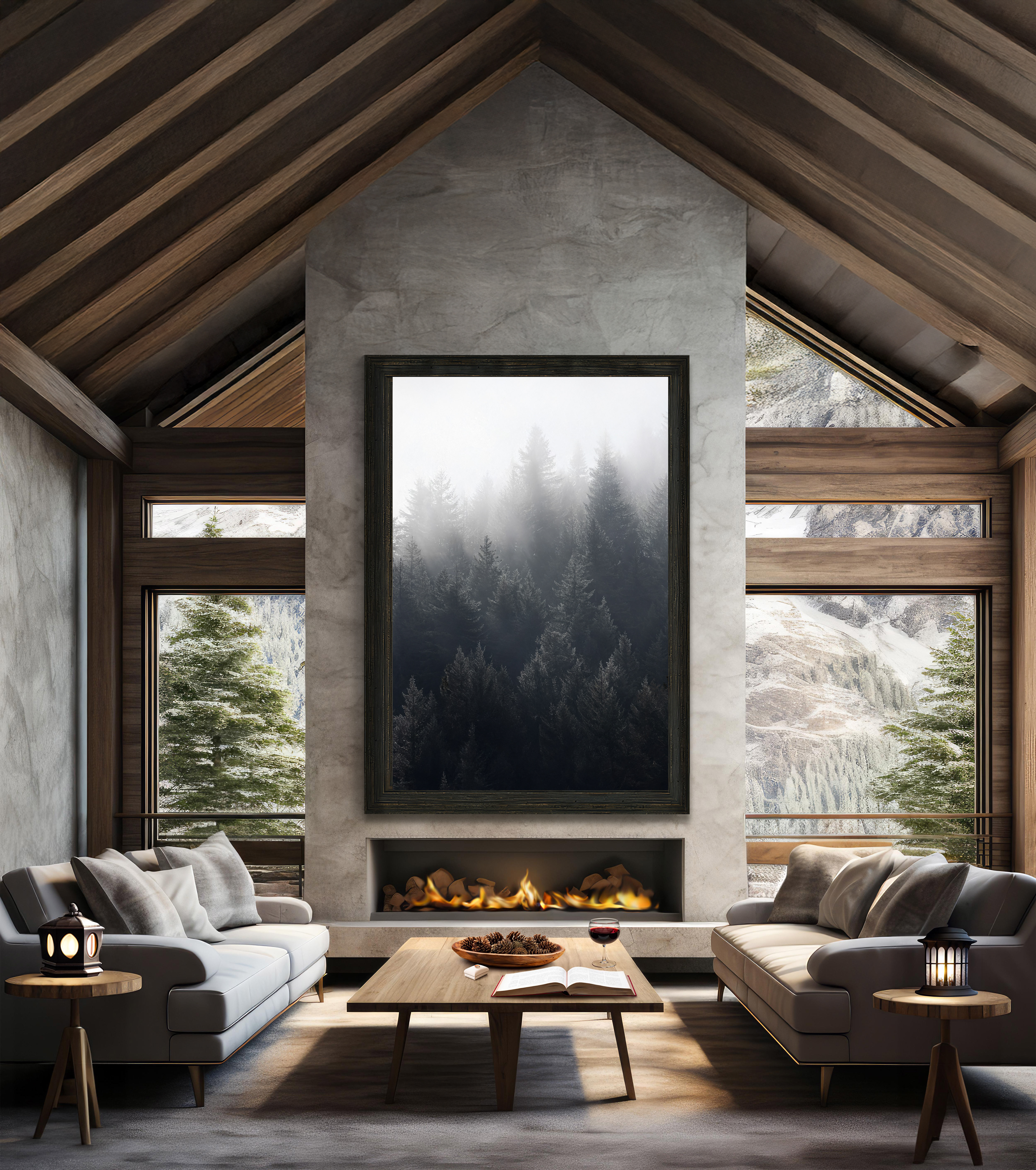 The Ridge vertical available in acrylic with a float frame 36x54 $2495