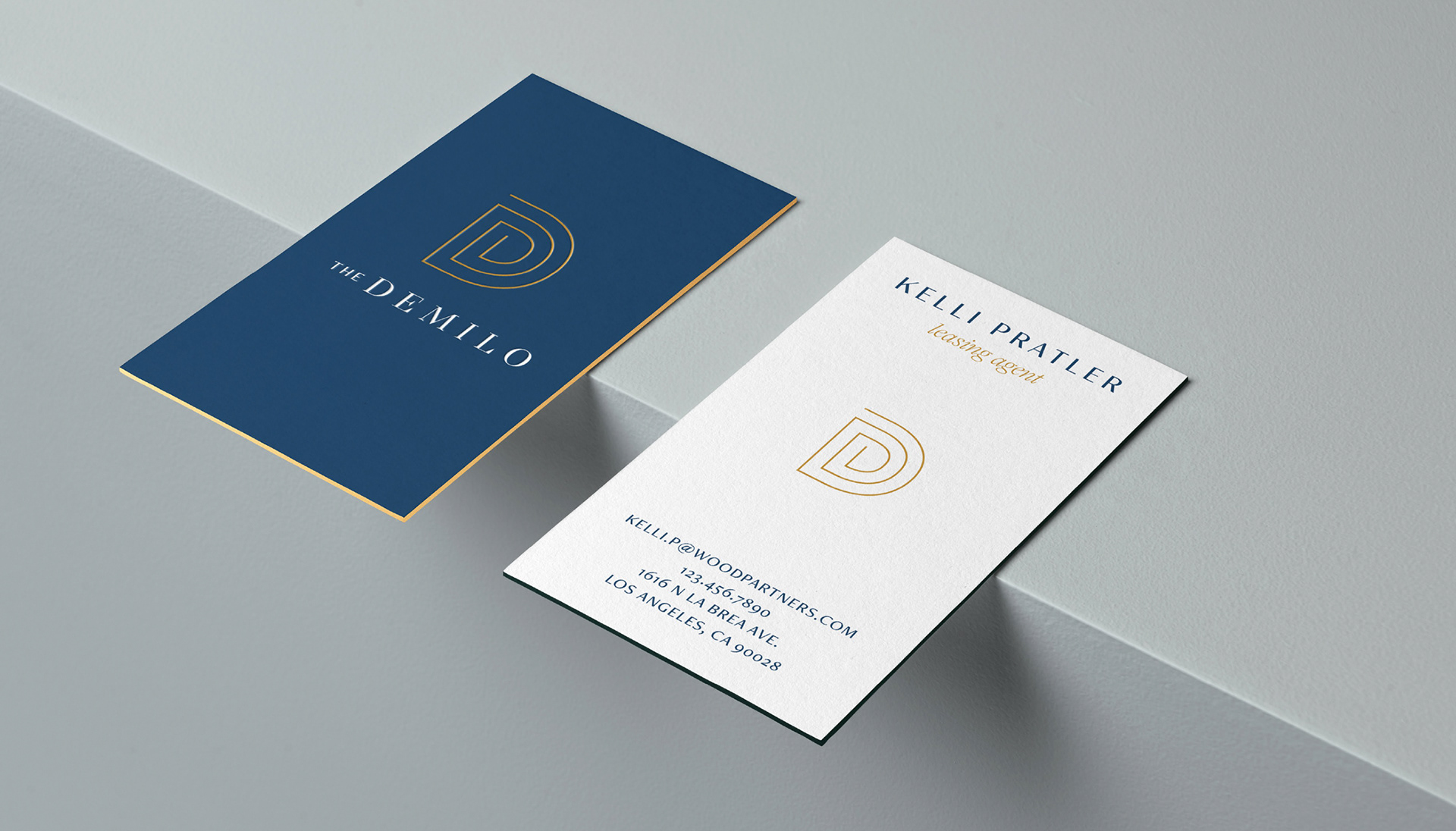The Demilo (Wood Partners) brand identity