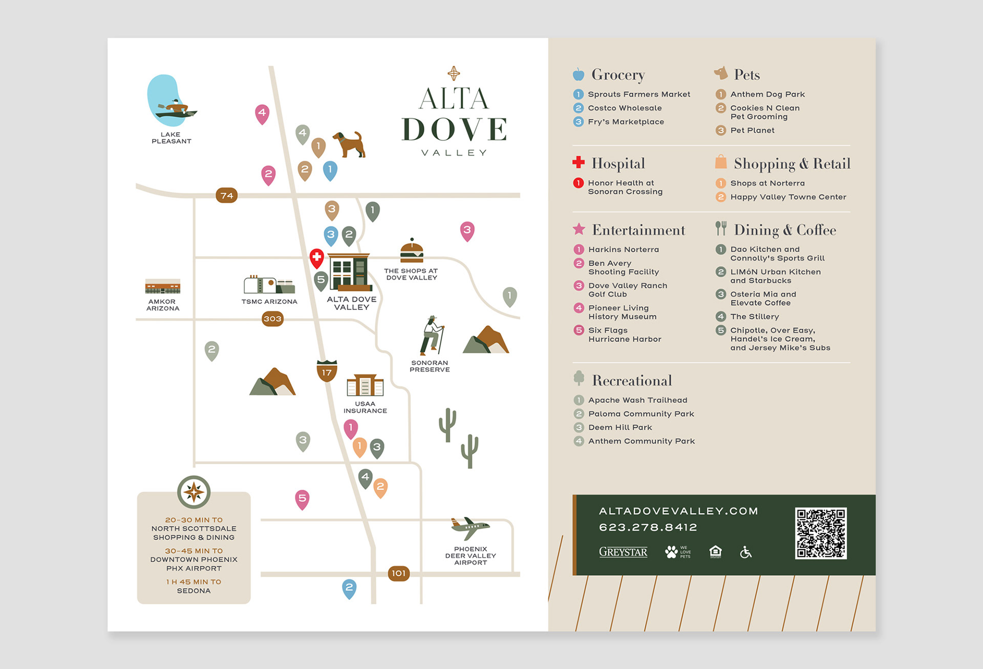 Alta Dove Valley (Wood Partners) illustrated map