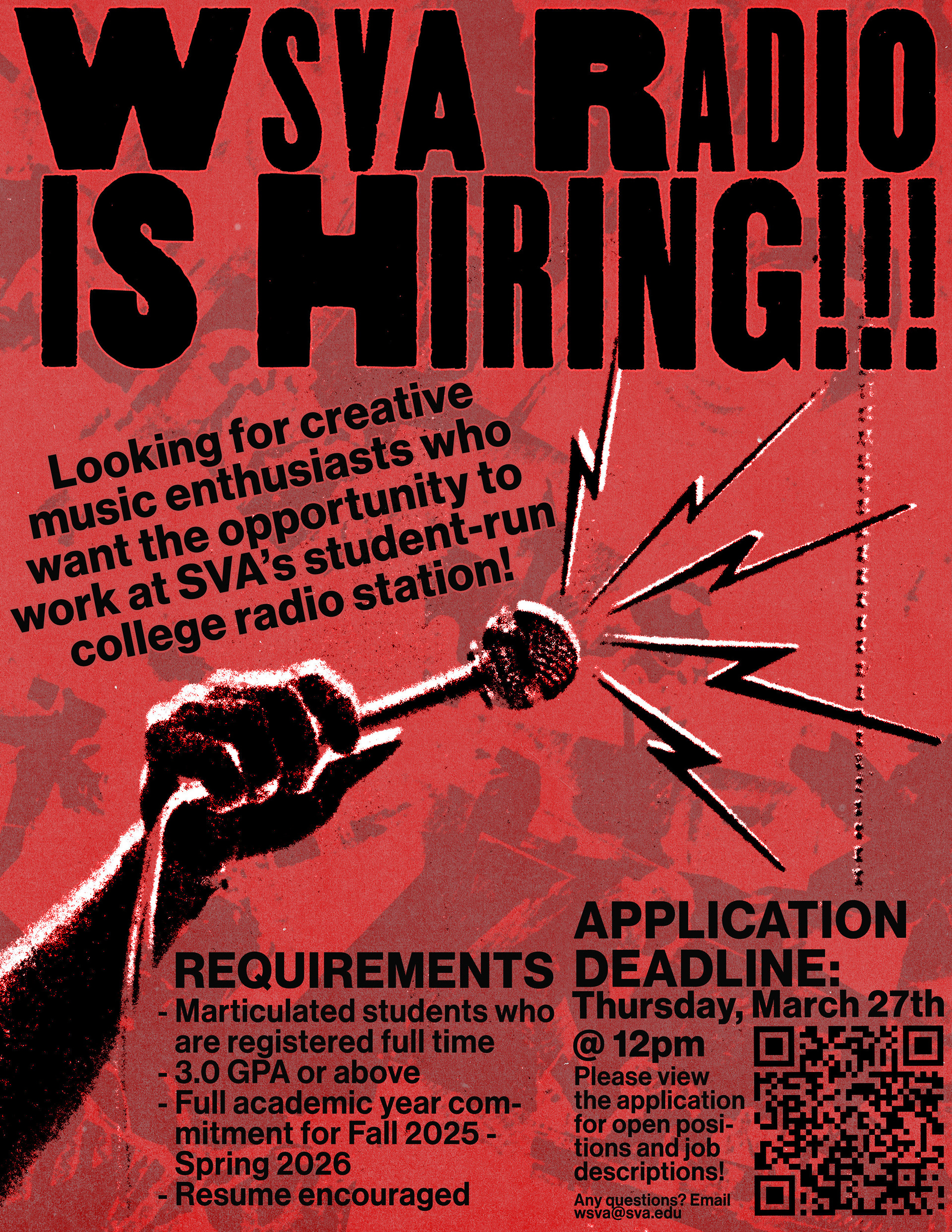 Job Application Flyer