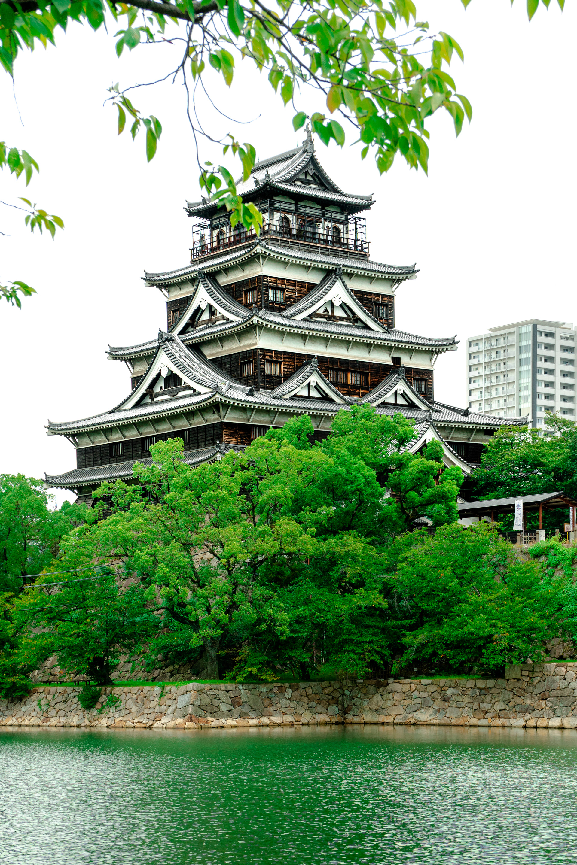 Hiroshima Castle Japan by Pablo Saccinto