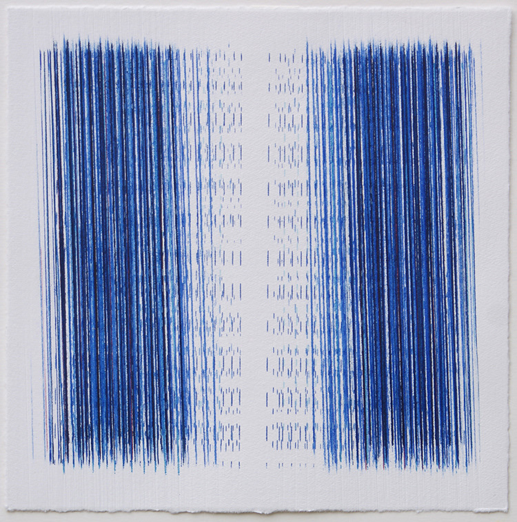 Niemandsland, 2016-178, , draaddruk, 30 x 30 cm
